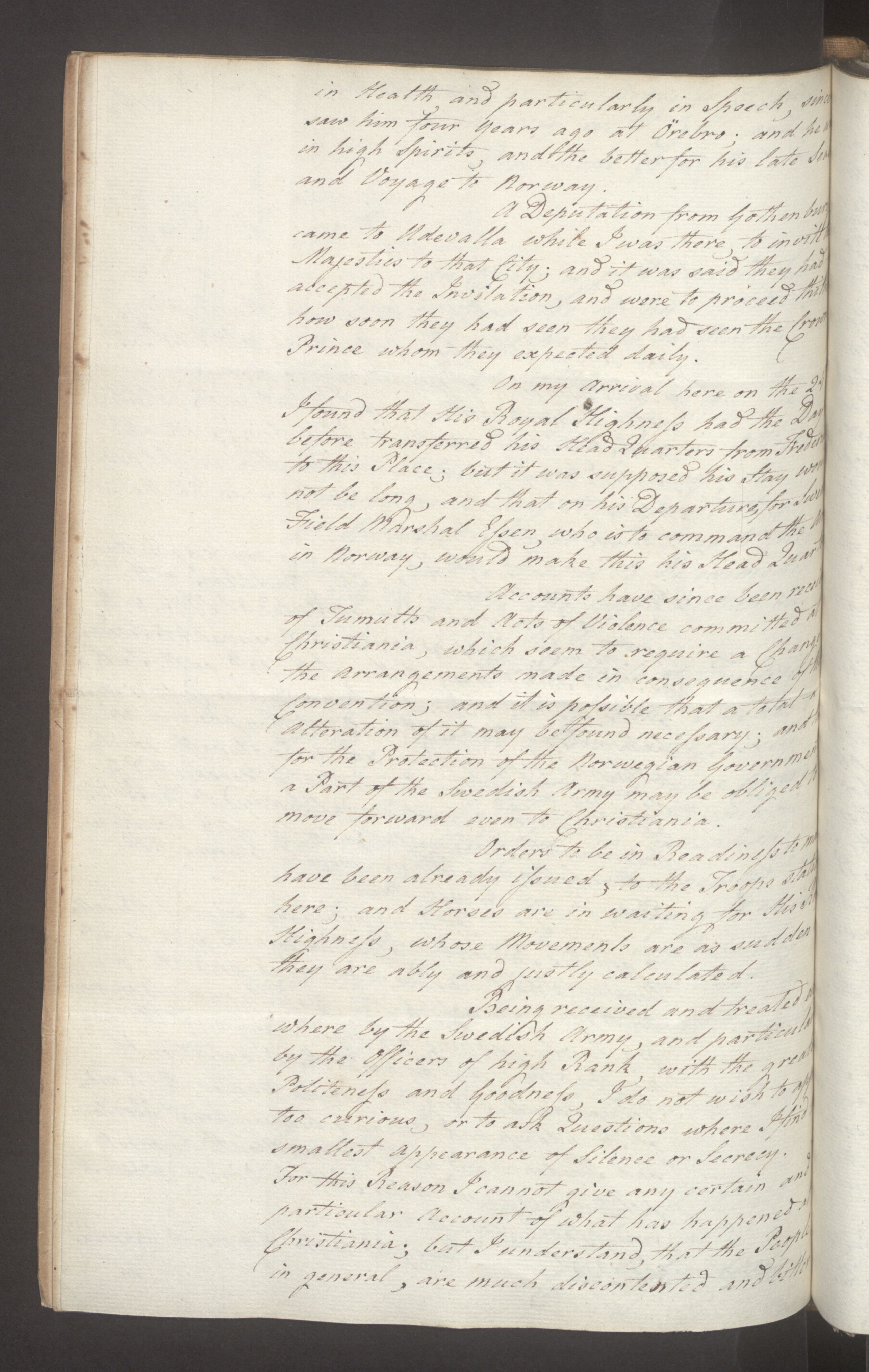 Foreign Office*, UKA/-/FO 38/16: Sir C. Gordon. Reports from Malmö, Jonkoping, and Helsingborg, 1814, p. 96