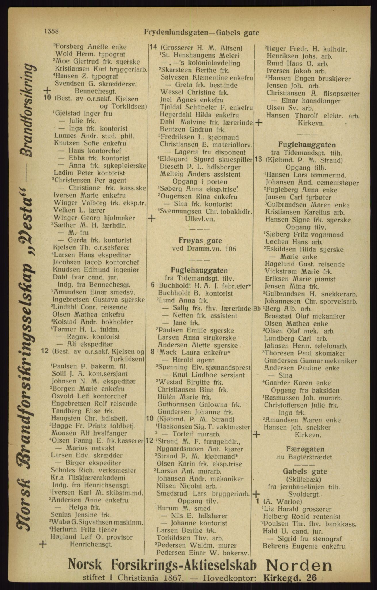 Kristiania/Oslo adressebok, PUBL/-, 1916, p. 1358