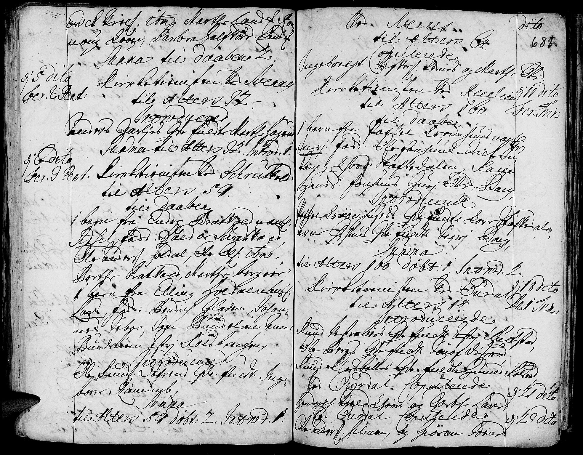 Aurdal prestekontor, SAH/PREST-126/H/Ha/Haa/L0001: Parish register (official) no. 1-3, 1692-1730, p. 688