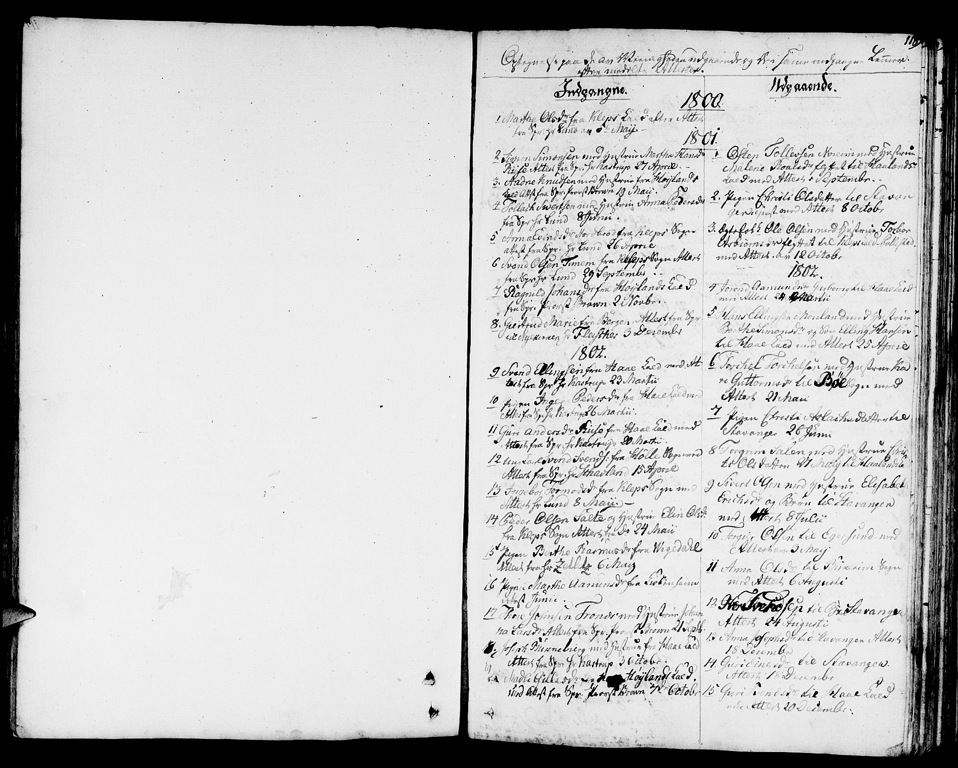 Lye sokneprestkontor, SAST/A-101794/001/30BA/L0002: Parish register (official) no. A 2, 1799-1817, p. 118