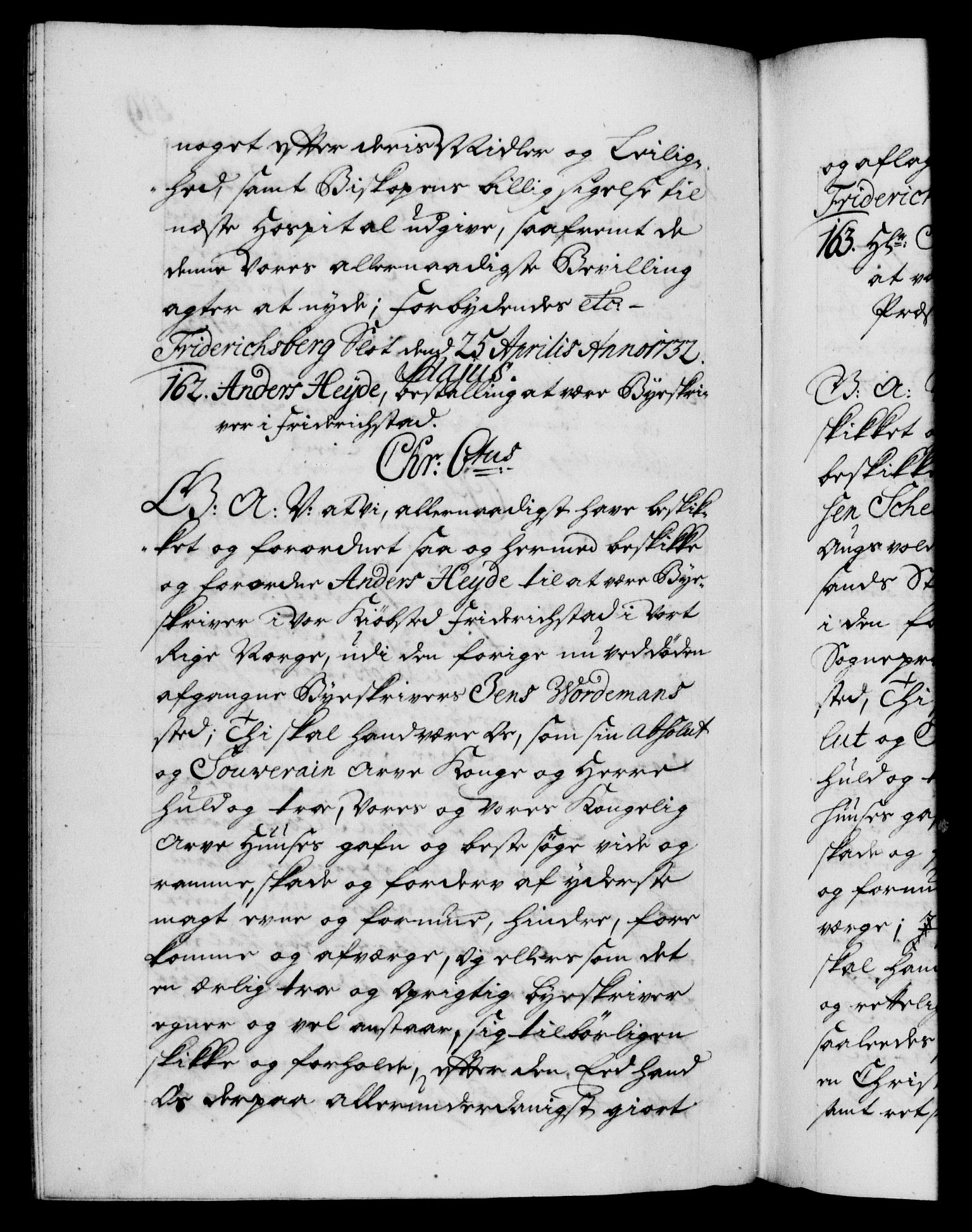 Danske Kanselli 1572-1799, AV/RA-EA-3023/F/Fc/Fca/Fcaa/L0027: Norske registre, 1730-1732, p. 519b