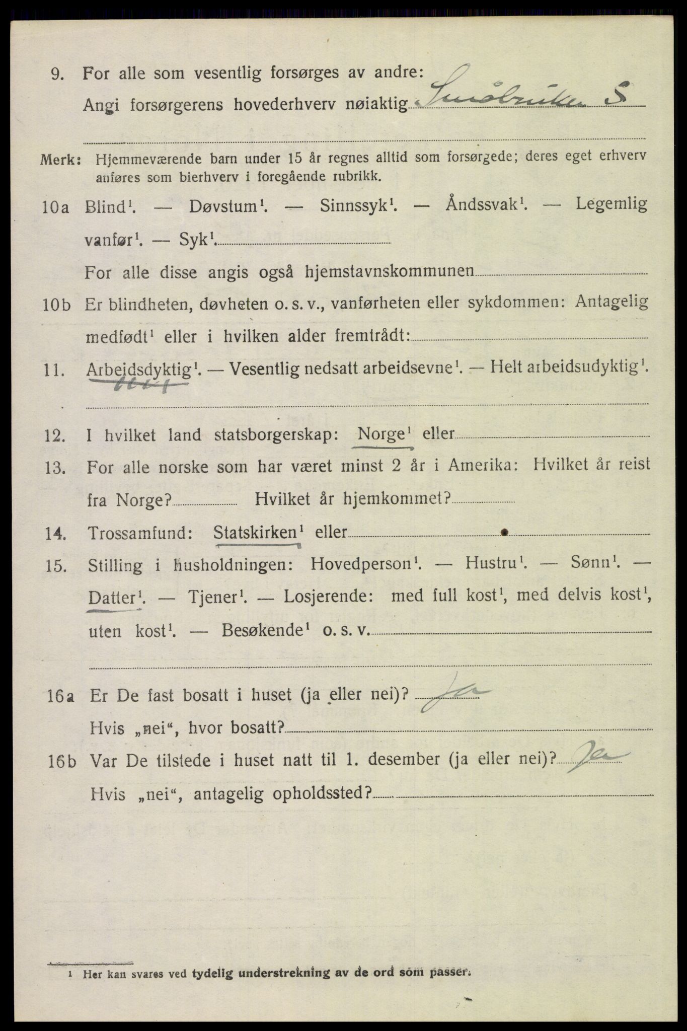 SAH, 1920 census for Våler (Hedmark), 1920, p. 7406