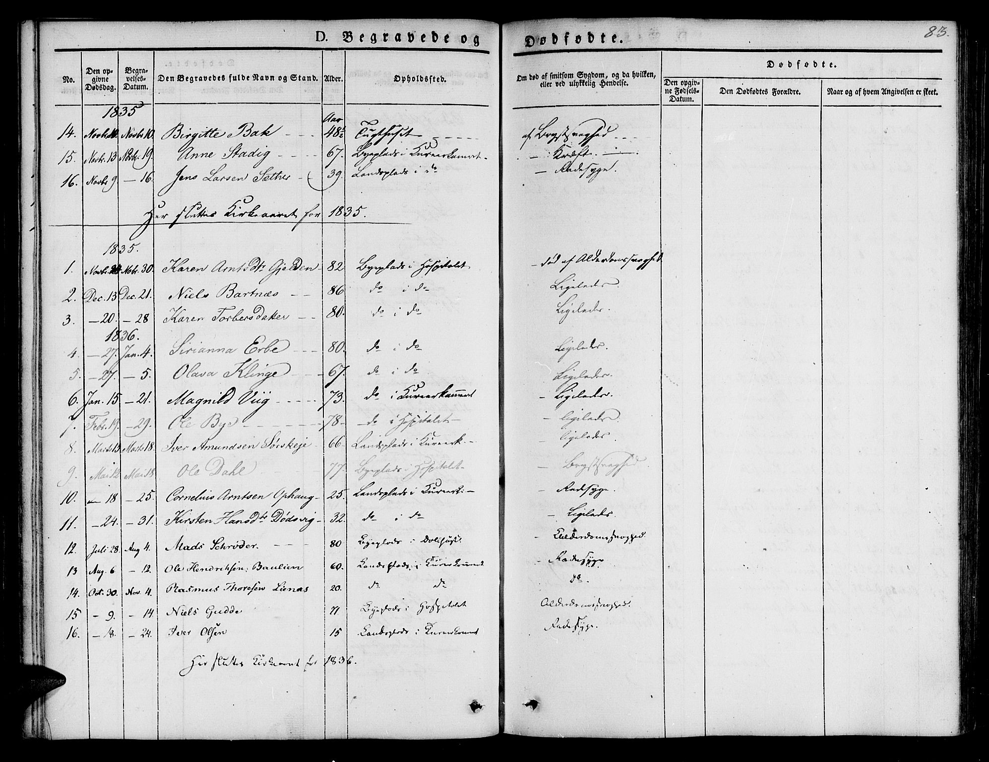 Ministerialprotokoller, klokkerbøker og fødselsregistre - Sør-Trøndelag, SAT/A-1456/623/L0468: Parish register (official) no. 623A02, 1826-1867, p. 83