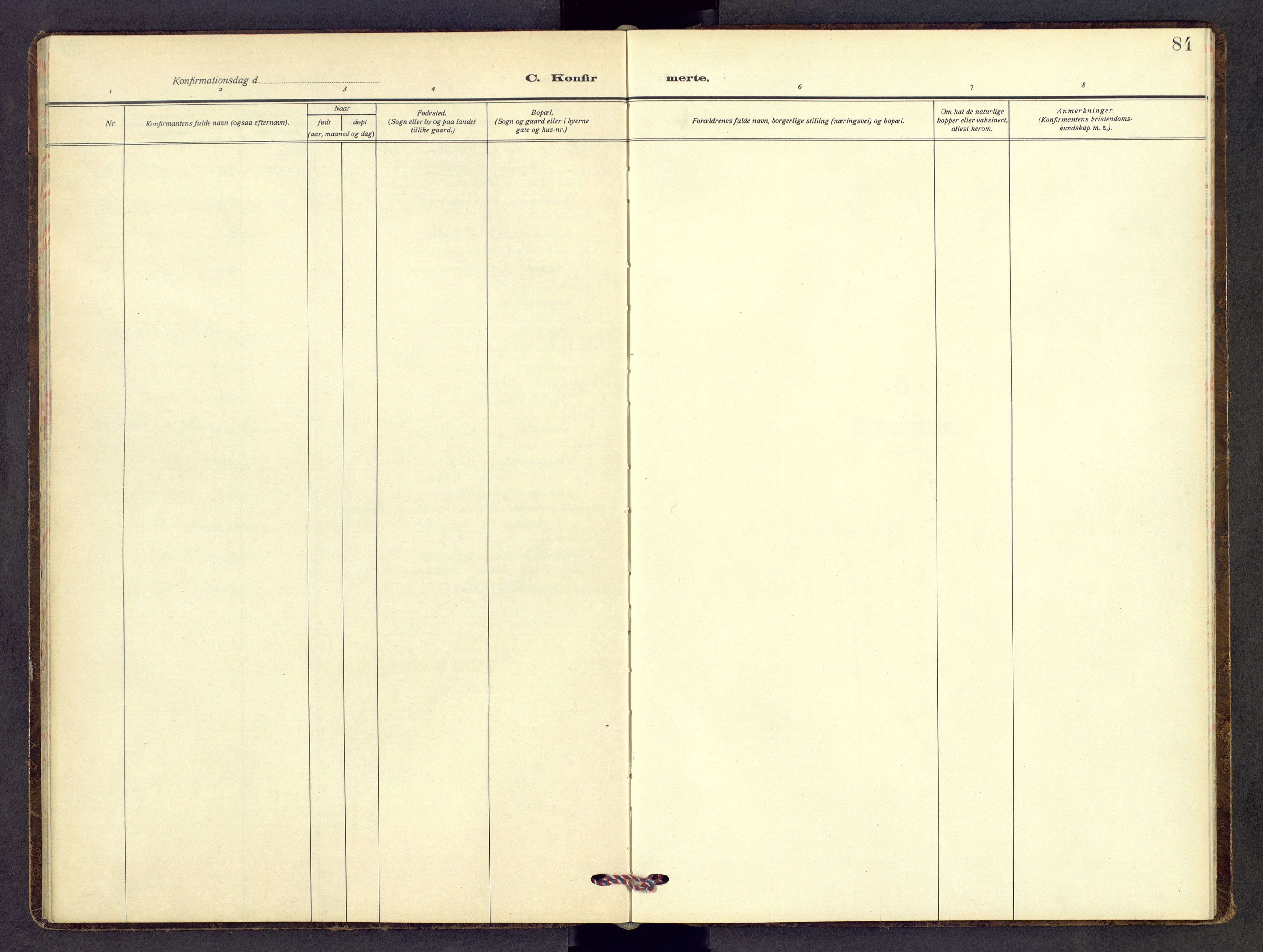 Nord-Aurdal prestekontor, AV/SAH-PREST-132/H/Ha/Hab/L0017: Parish register (copy) no. 17, 1933-1946, p. 84