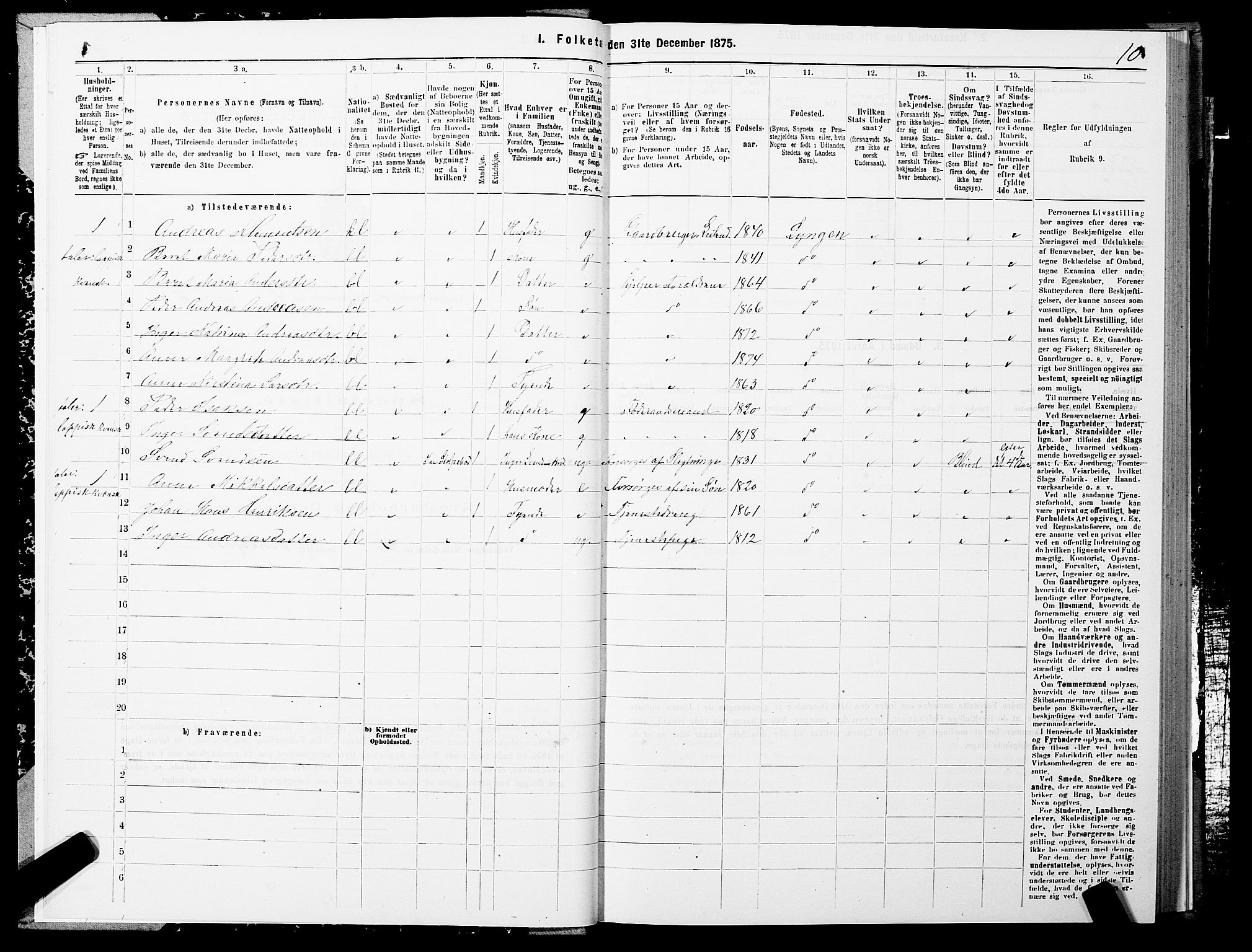 SATØ, 1875 census for 1938P Lyngen, 1875, p. 4010