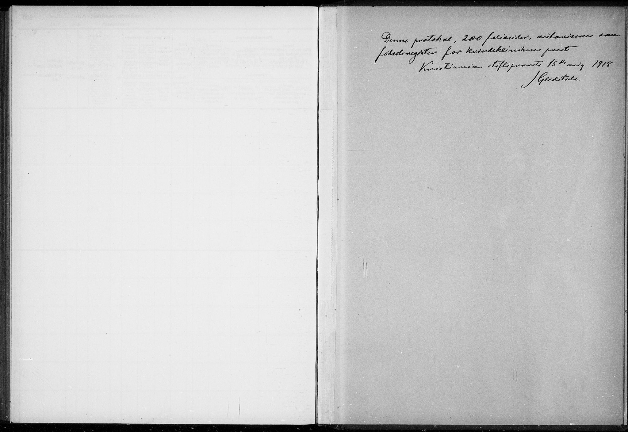 Rikshospitalet prestekontor Kirkebøker, AV/SAO-A-10309b/J/L0001: Birth register no. 1, 1916-1916