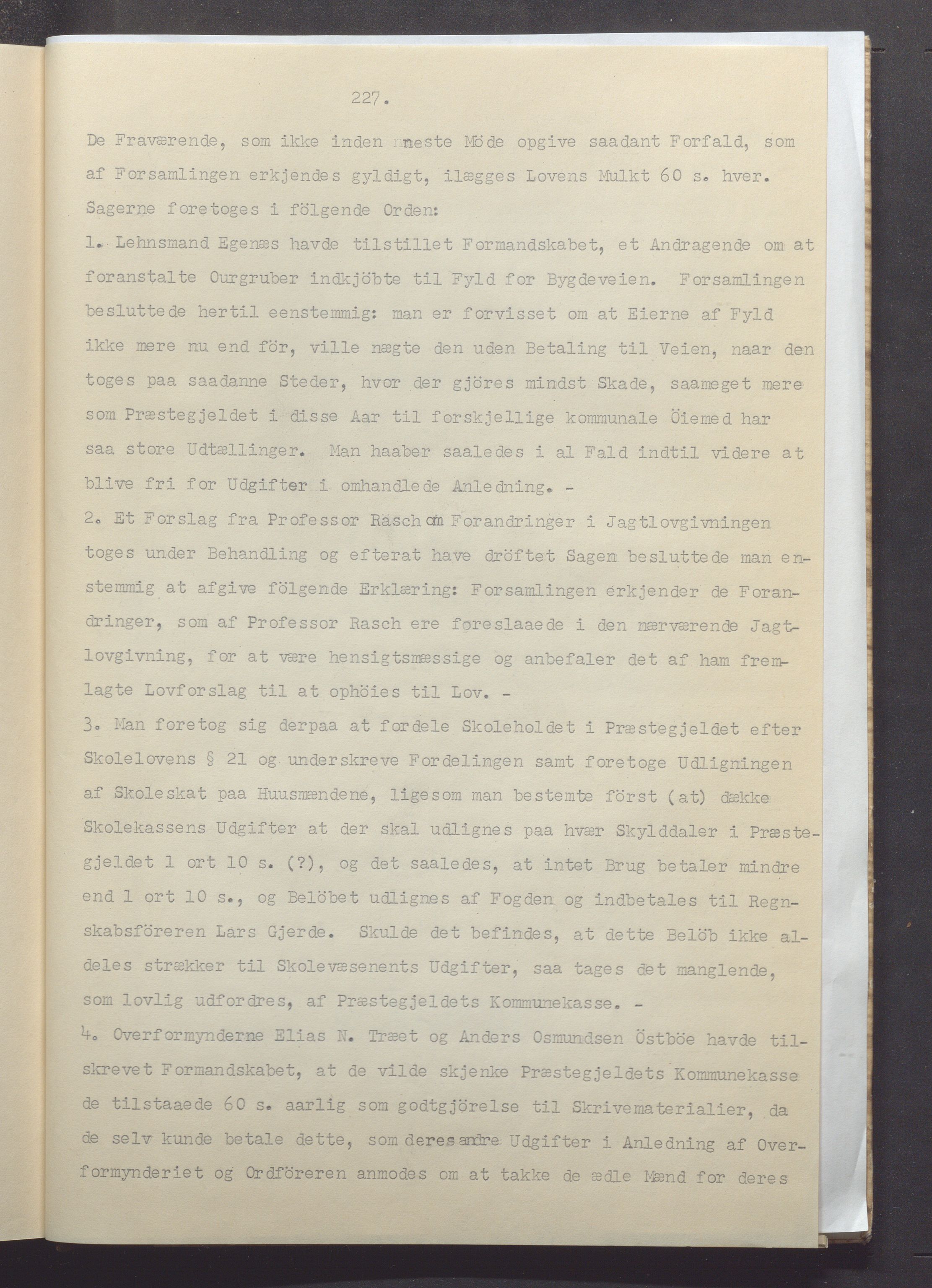 Vikedal kommune - Formannskapet, IKAR/K-100598/A/Ac/L0001: Avskrift av møtebok, 1837-1874, p. 227