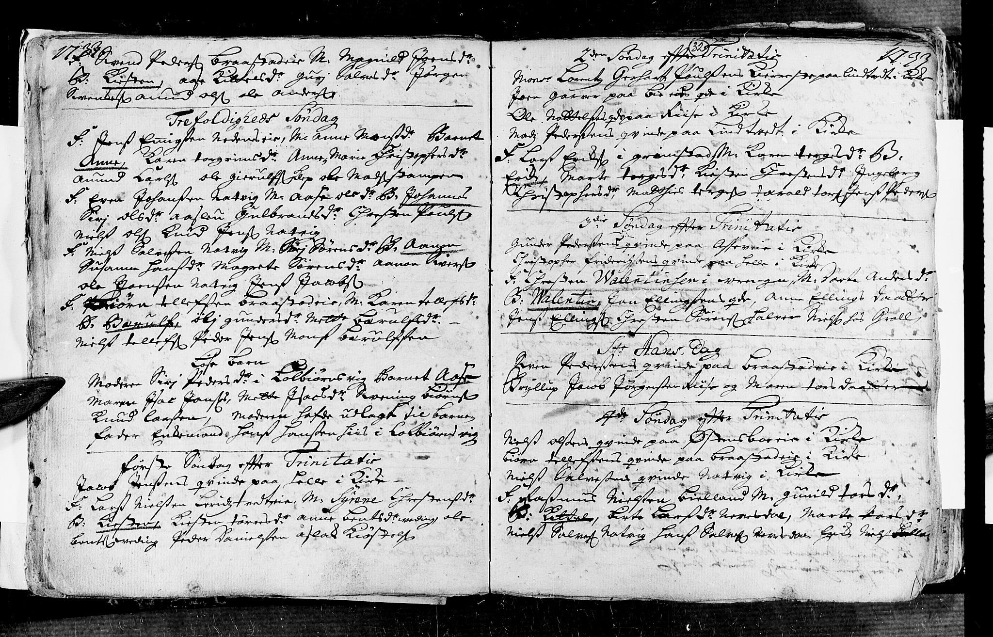 Øyestad sokneprestkontor, AV/SAK-1111-0049/F/Fa/L0004: Parish register (official) no. A 4, 1730-1750, p. 32