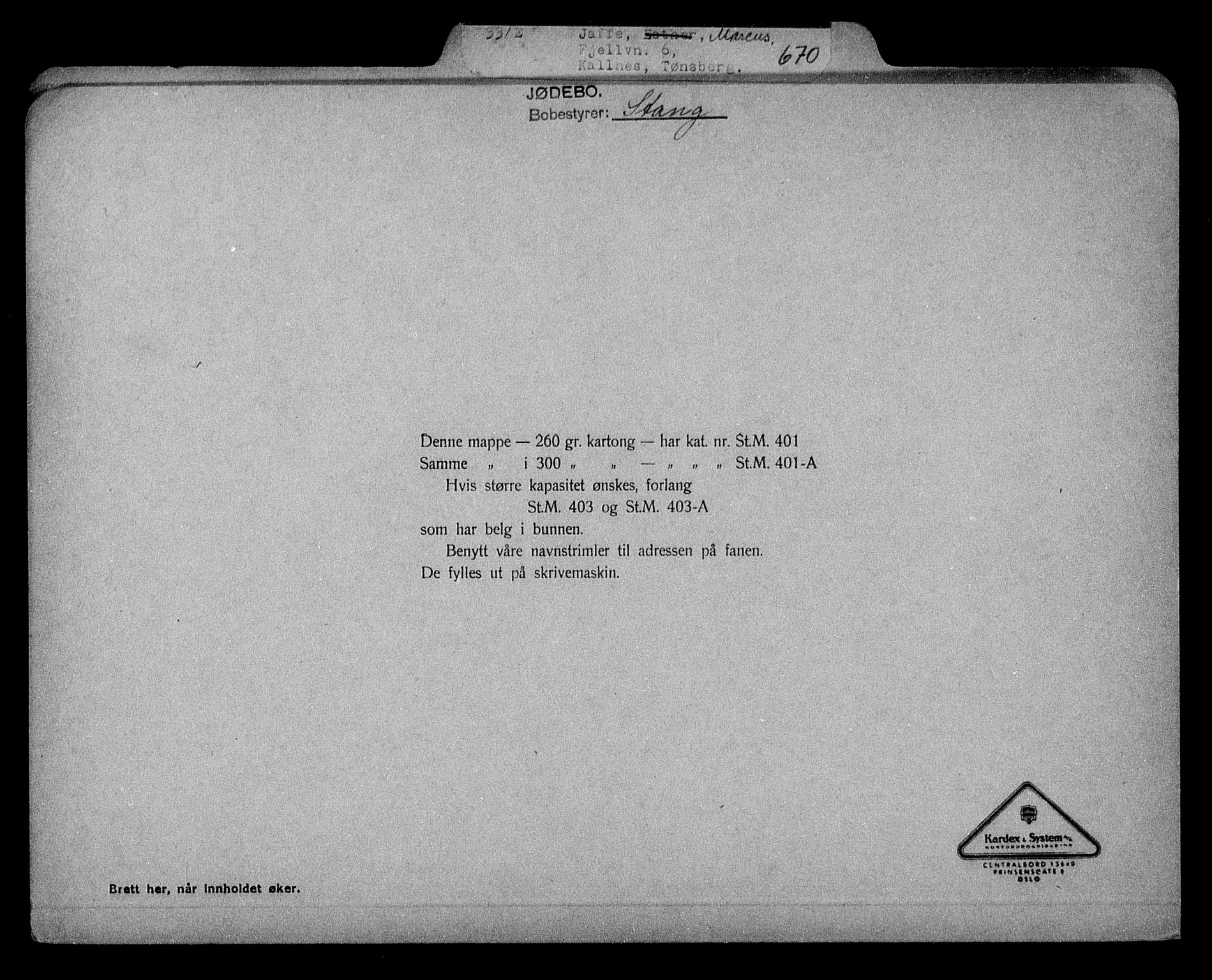 Justisdepartementet, Tilbakeføringskontoret for inndratte formuer, RA/S-1564/H/Hc/Hcd/L1000: --, 1945-1947, p. 150