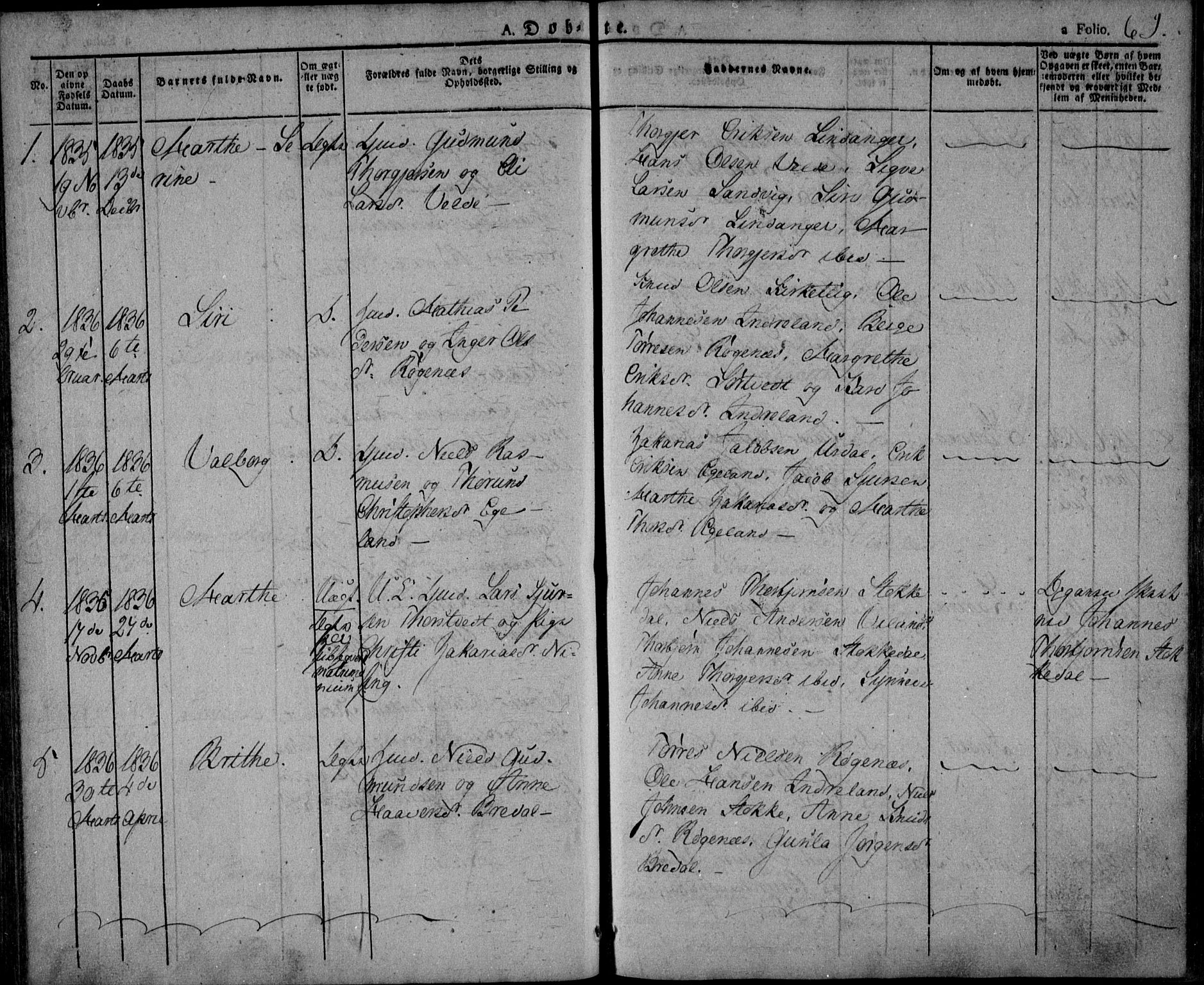 Skjold sokneprestkontor, AV/SAST-A-101847/H/Ha/Haa/L0005: Parish register (official) no. A 5, 1830-1856, p. 69