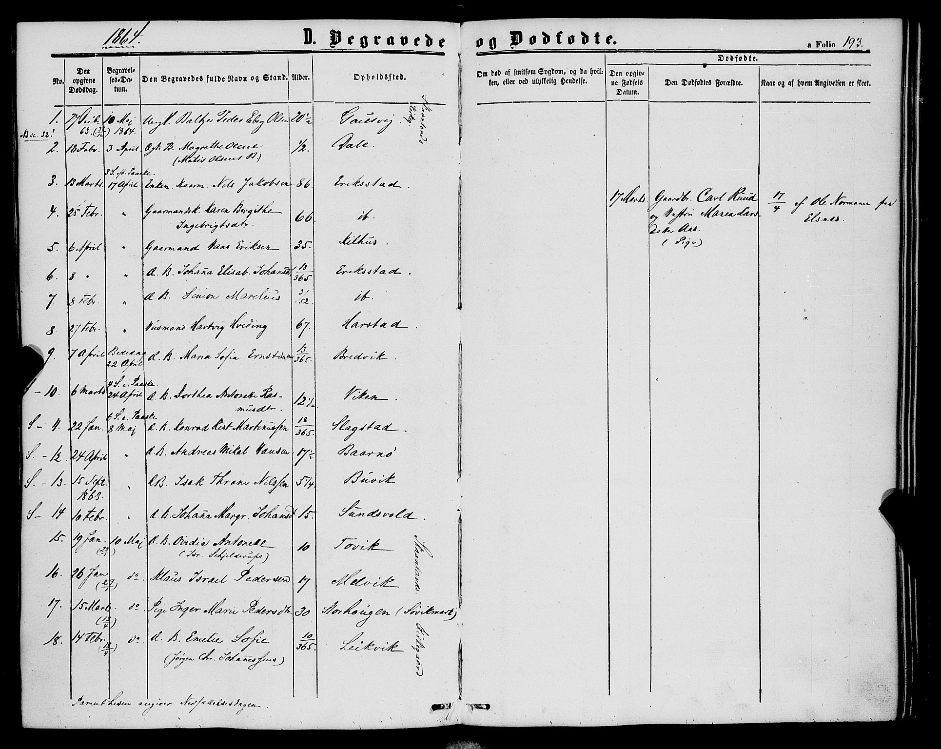 Trondenes sokneprestkontor, AV/SATØ-S-1319/H/Ha/L0012kirke: Parish register (official) no. 12, 1863-1870, p. 193