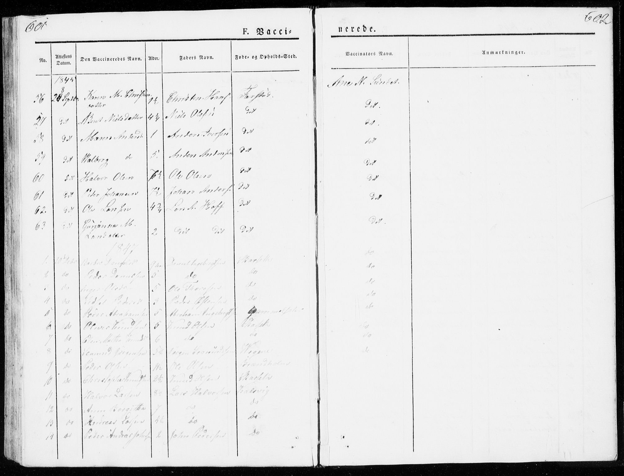 Ministerialprotokoller, klokkerbøker og fødselsregistre - Møre og Romsdal, AV/SAT-A-1454/566/L0766: Parish register (official) no. 566A05, 1842-1851, p. 601-602