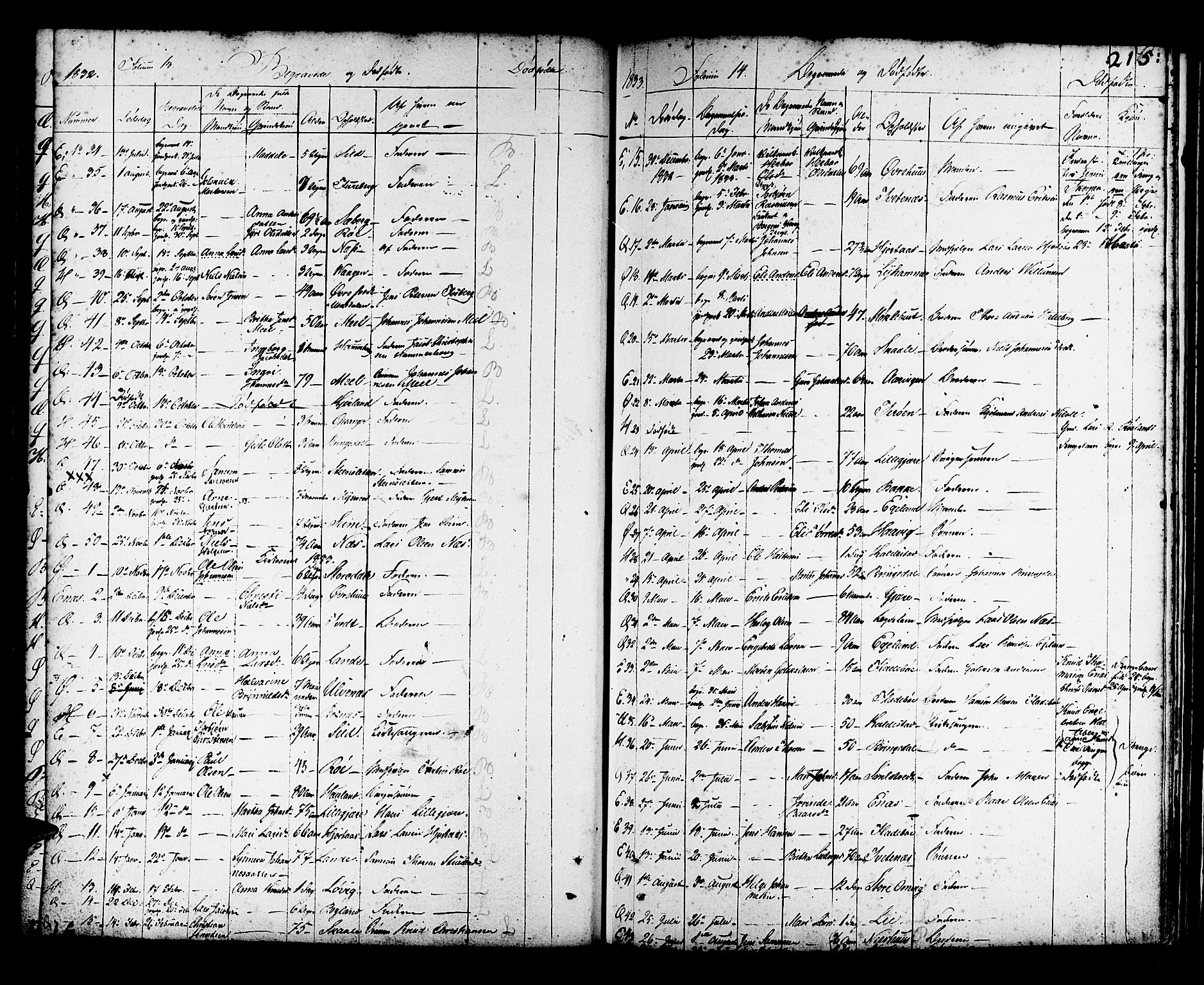 Kvinnherad sokneprestembete, SAB/A-76401/H/Haa: Parish register (official) no. A 5, 1811-1835, p. 215
