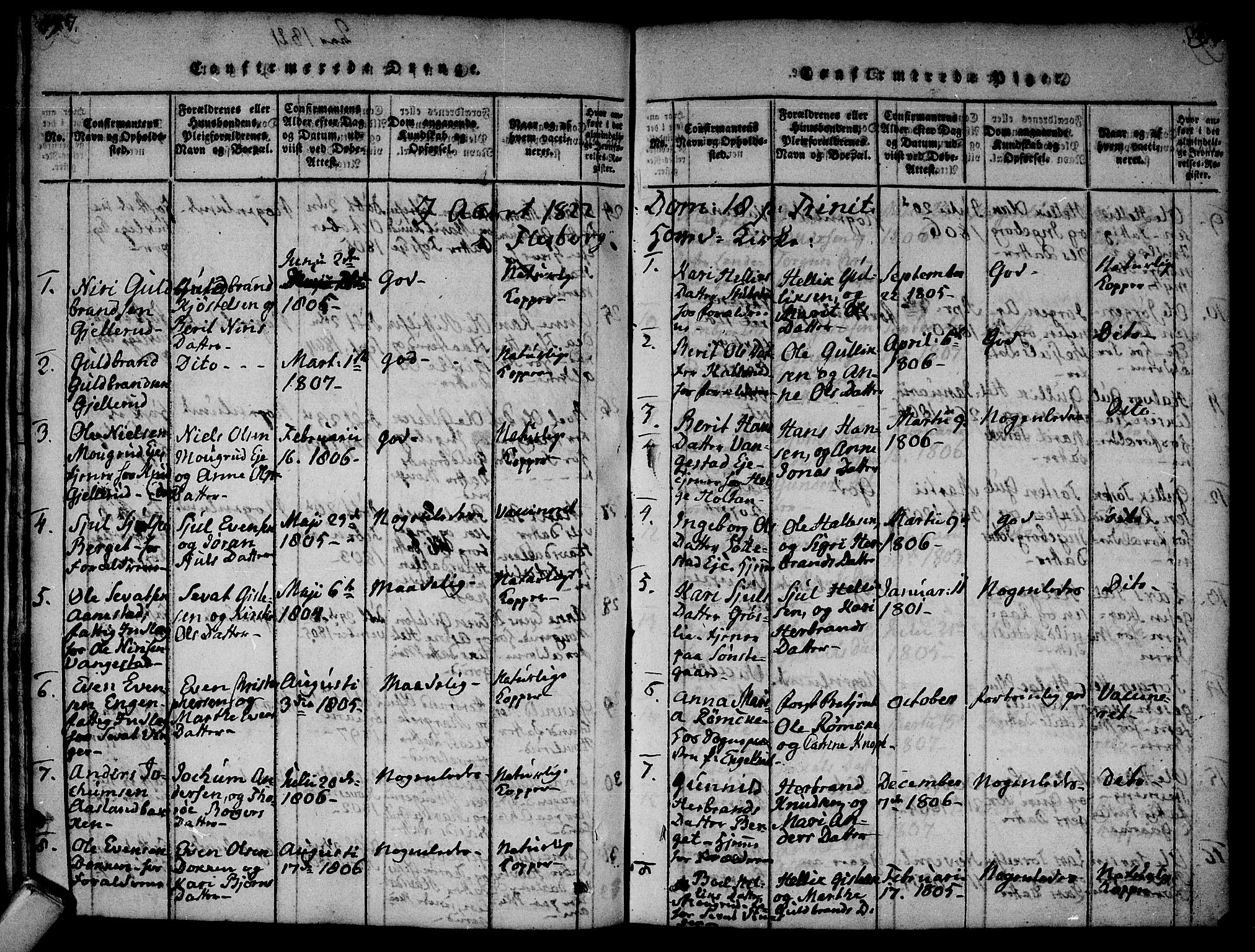 Flesberg kirkebøker, AV/SAKO-A-18/F/Fa/L0005: Parish register (official) no. I 5, 1816-1834, p. 497-498