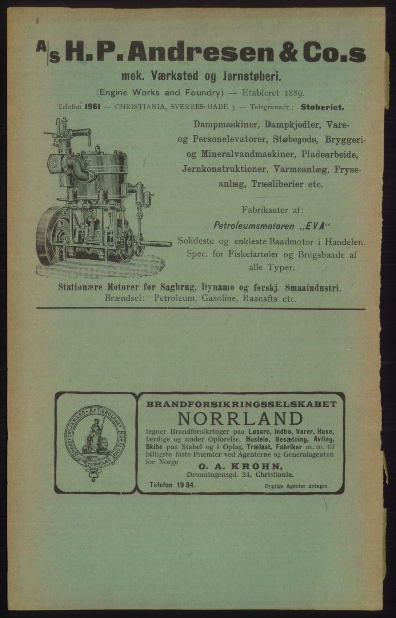 Kristiania/Oslo adressebok, PUBL/-, 1906, p. 2
