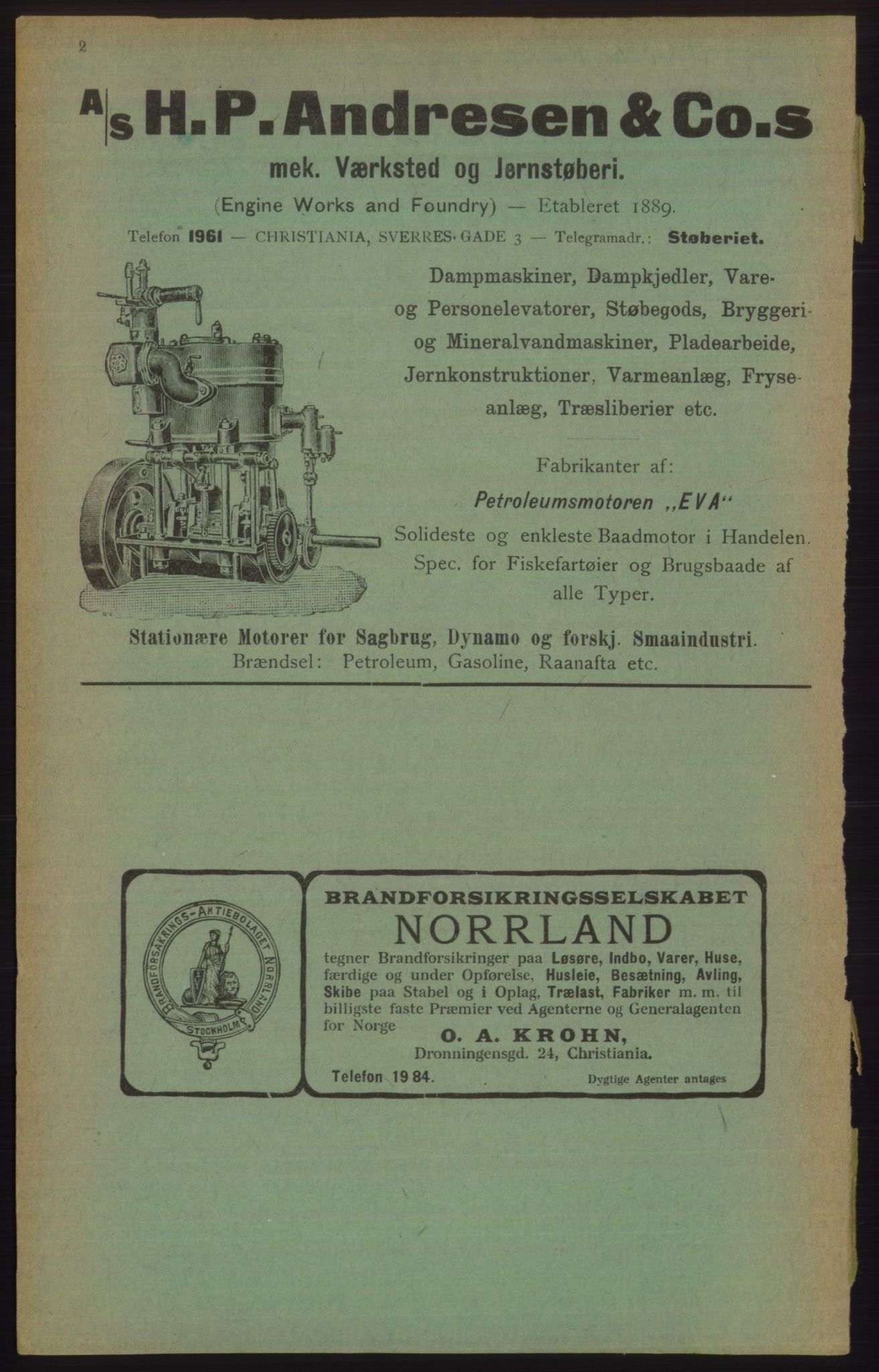 Kristiania/Oslo adressebok, PUBL/-, 1906, p. 2