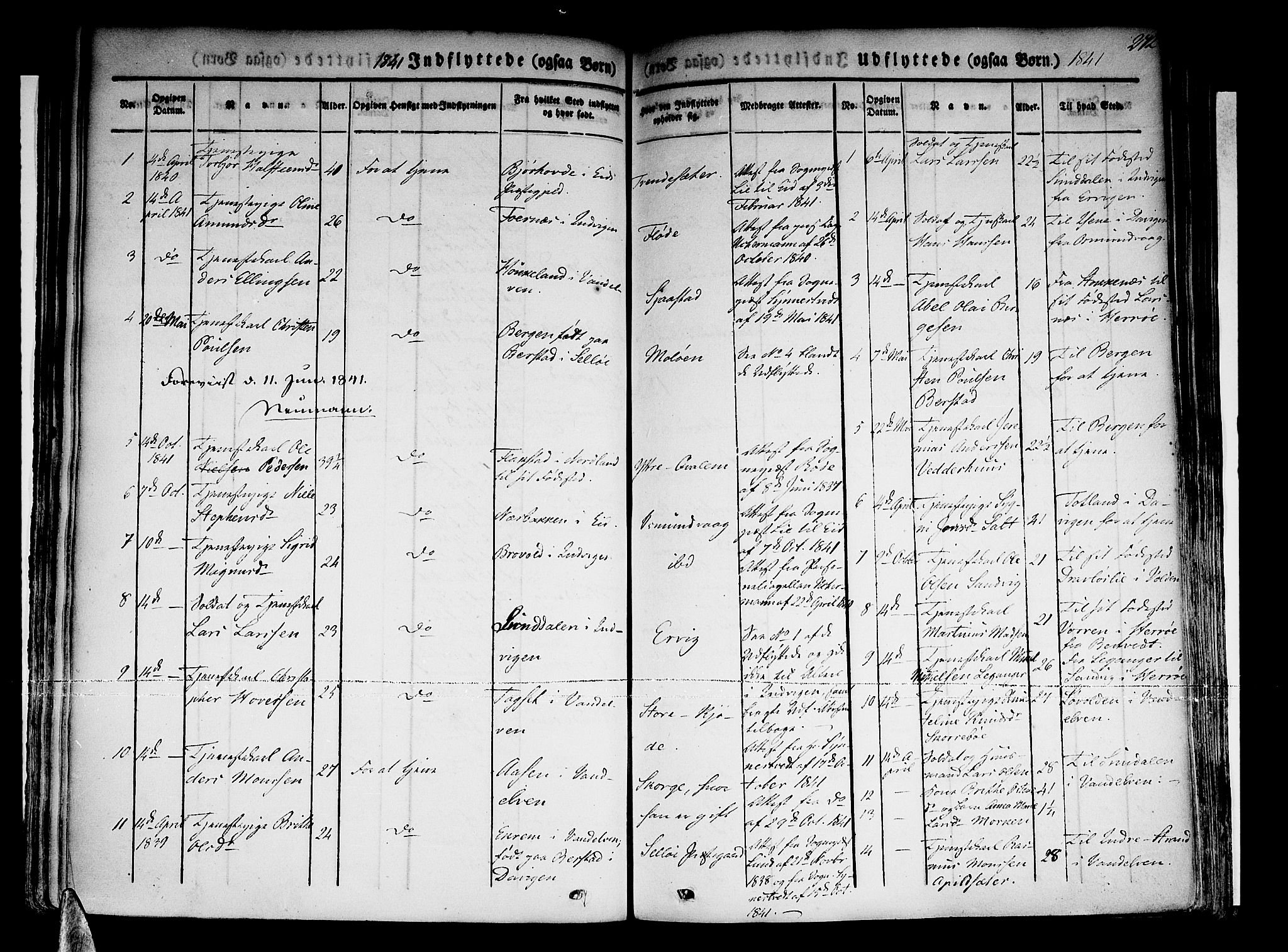 Selje sokneprestembete, SAB/A-99938/H/Ha/Haa/Haaa: Parish register (official) no. A 9, 1829-1844, p. 272