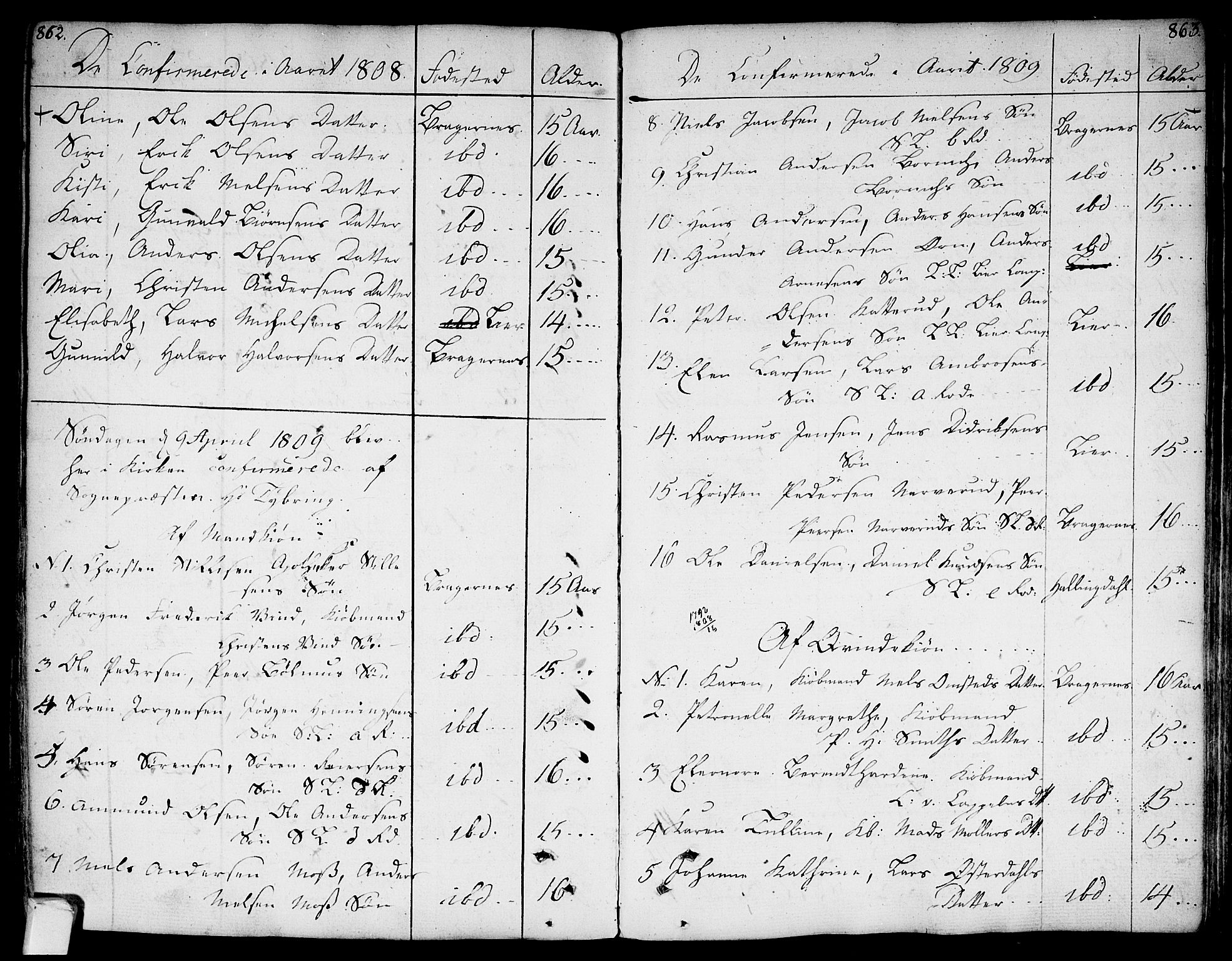 Bragernes kirkebøker, SAKO/A-6/F/Fa/L0006a: Parish register (official) no. I 6, 1782-1814, p. 862-863