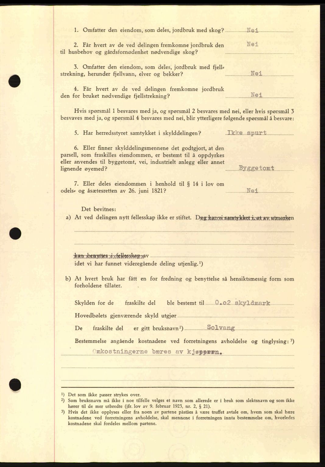 Nordmøre sorenskriveri, AV/SAT-A-4132/1/2/2Ca: Mortgage book no. A97, 1944-1944, Diary no: : 453/1944