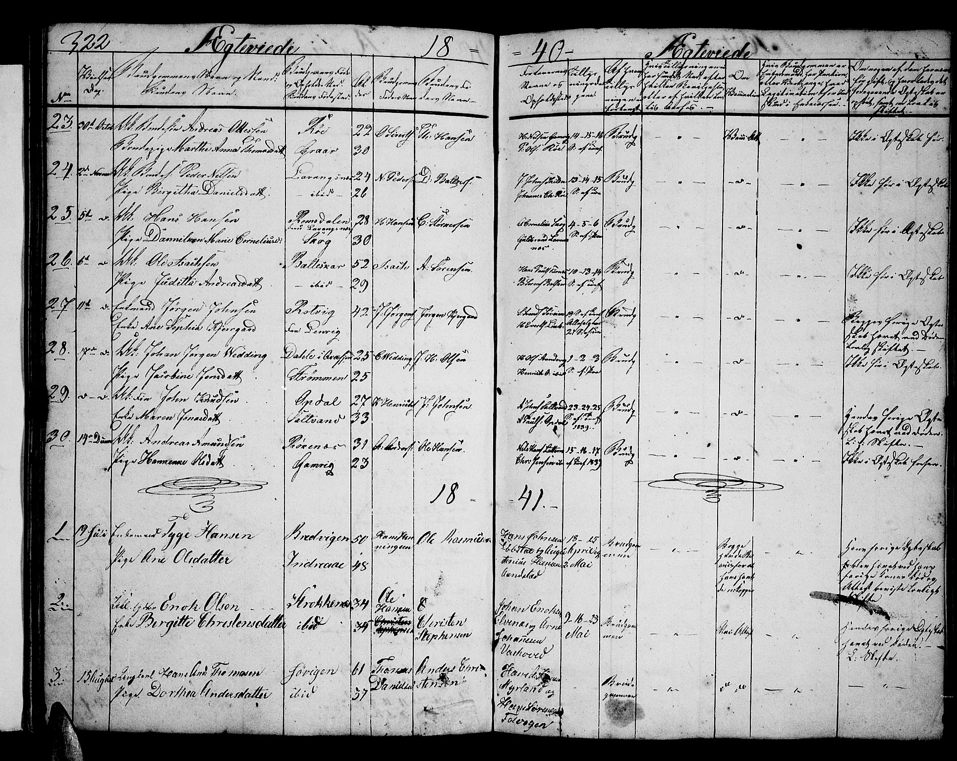 Ibestad sokneprestembete, SATØ/S-0077/H/Ha/Hab/L0003klokker: Parish register (copy) no. 3, 1833-1852, p. 322