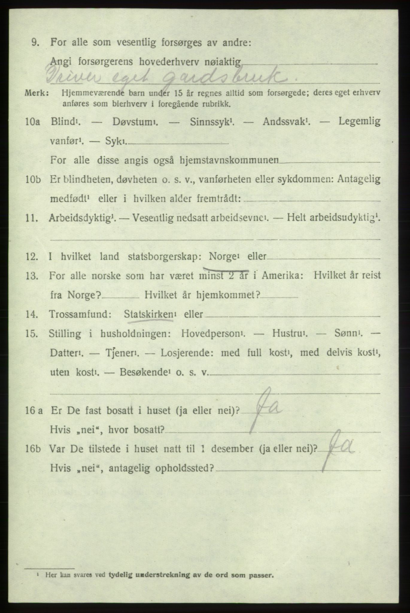 SAB, 1920 census for Moster, 1920, p. 1678