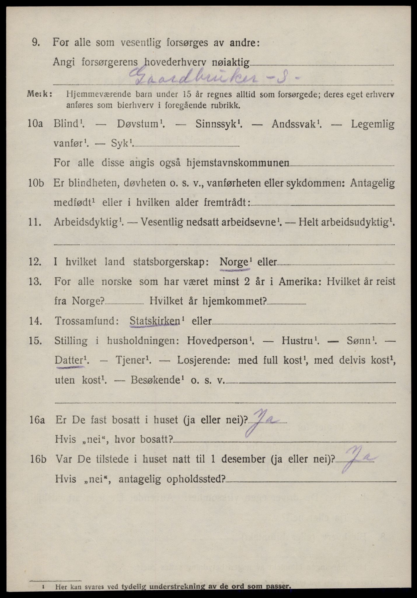 SAT, 1920 census for Øre, 1920, p. 2250