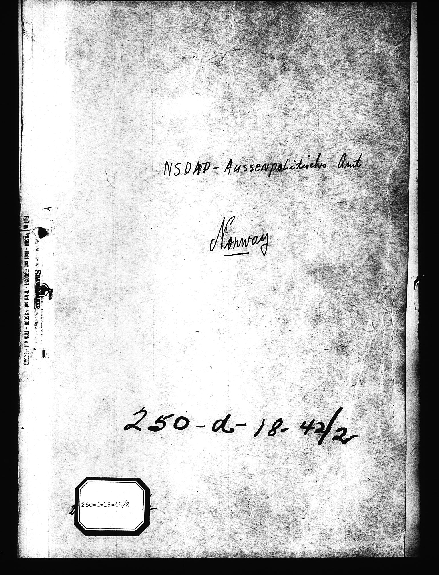 Documents Section, AV/RA-RAFA-2200/V/L0091: Amerikansk mikrofilm "Captured German Documents".
Box No. 953.  FKA jnr. 59/1955., 1935-1942, p. 213