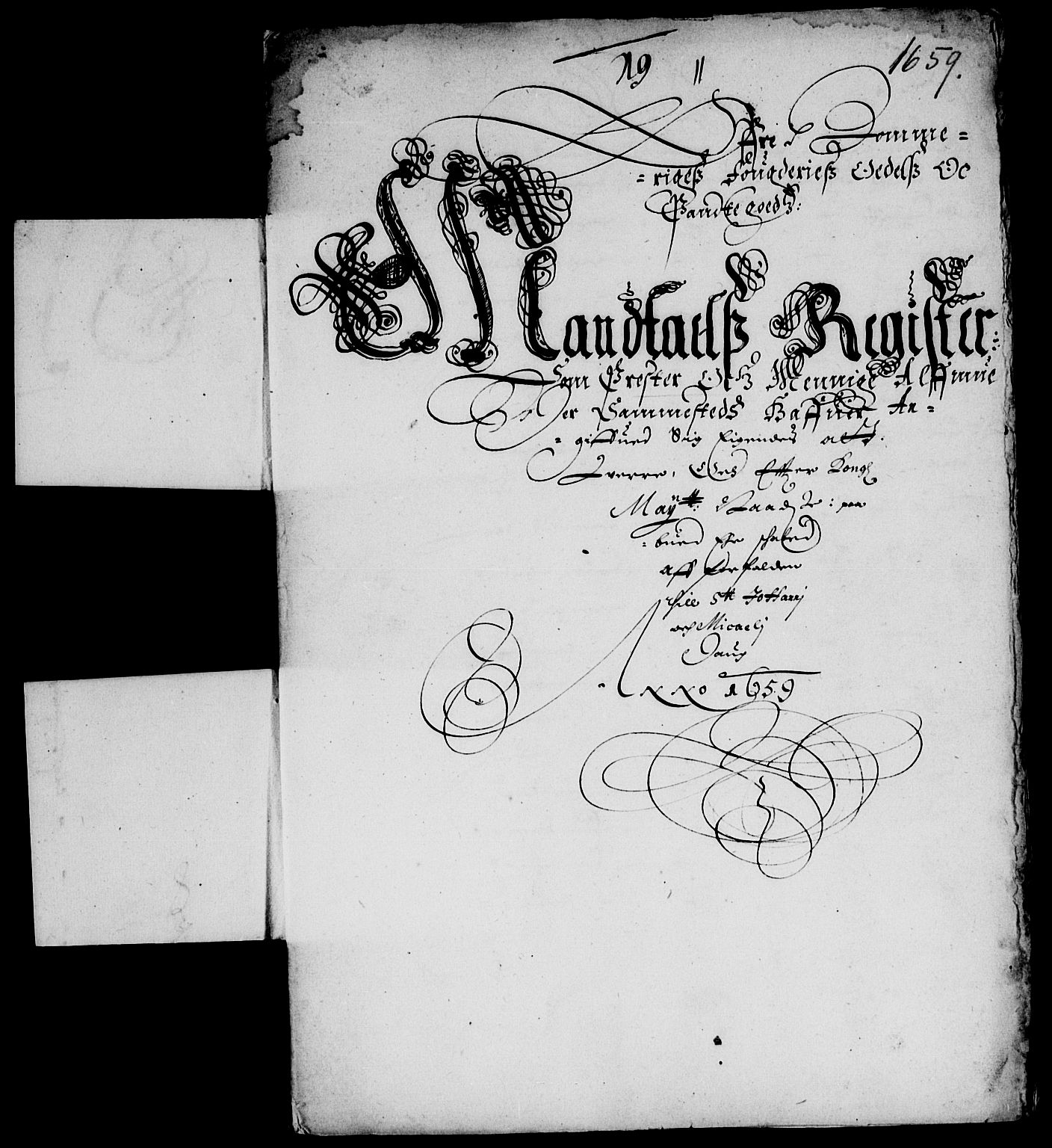 Rentekammeret inntil 1814, Reviderte regnskaper, Lensregnskaper, RA/EA-5023/R/Rb/Rba/L0251: Akershus len, 1659-1660