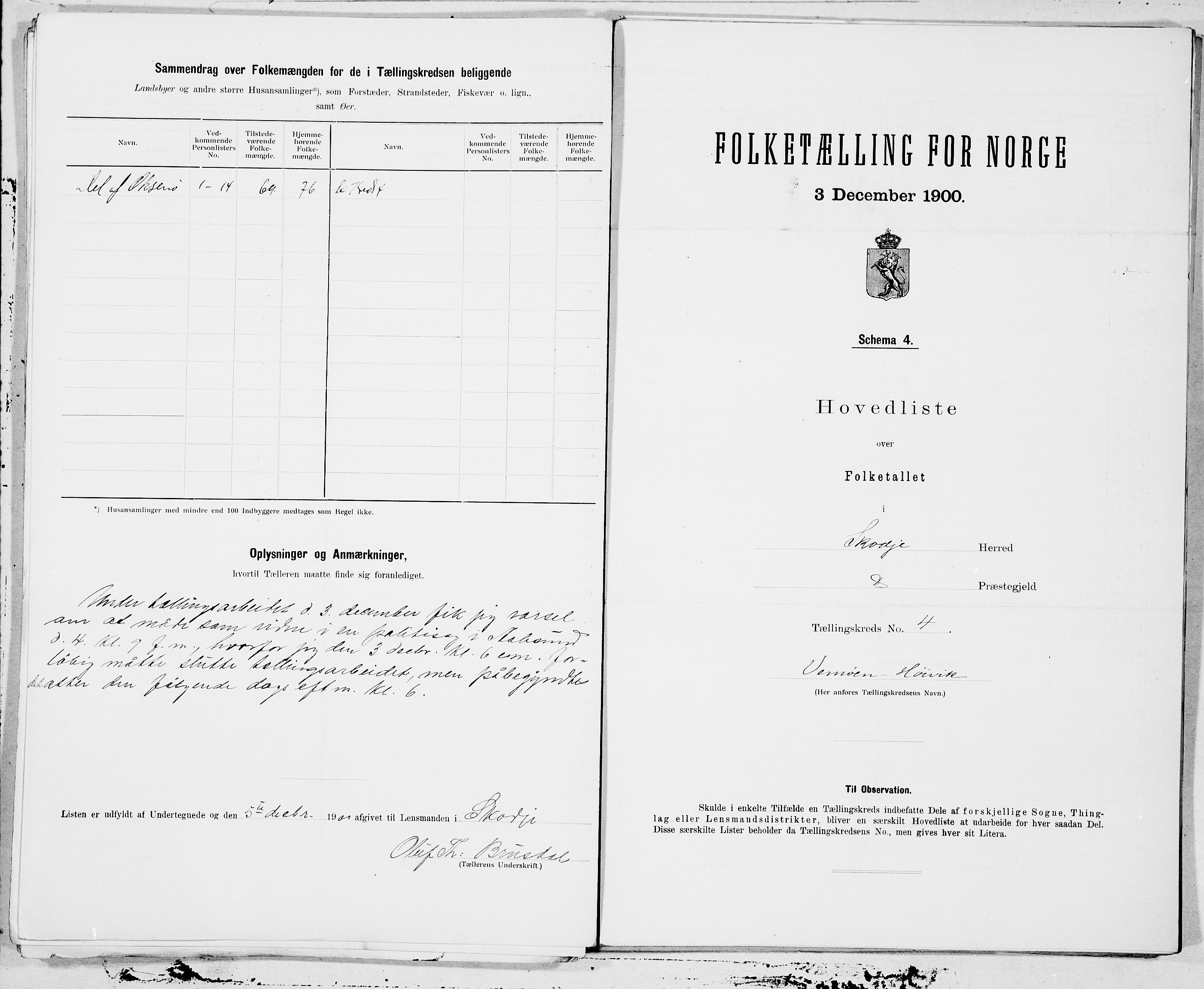 SAT, 1900 census for Skodje, 1900, p. 8