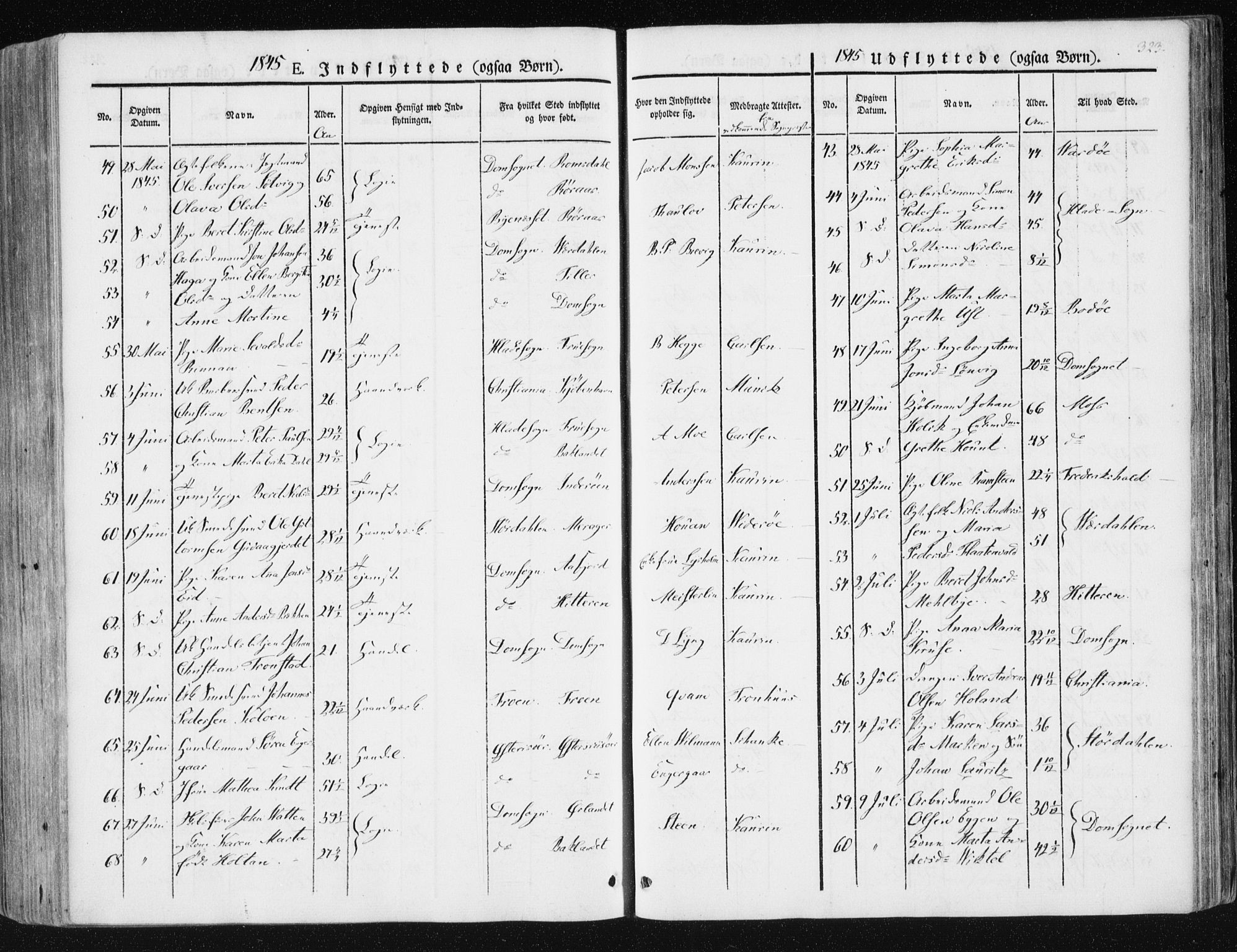 Ministerialprotokoller, klokkerbøker og fødselsregistre - Sør-Trøndelag, AV/SAT-A-1456/602/L0110: Parish register (official) no. 602A08, 1840-1854, p. 323