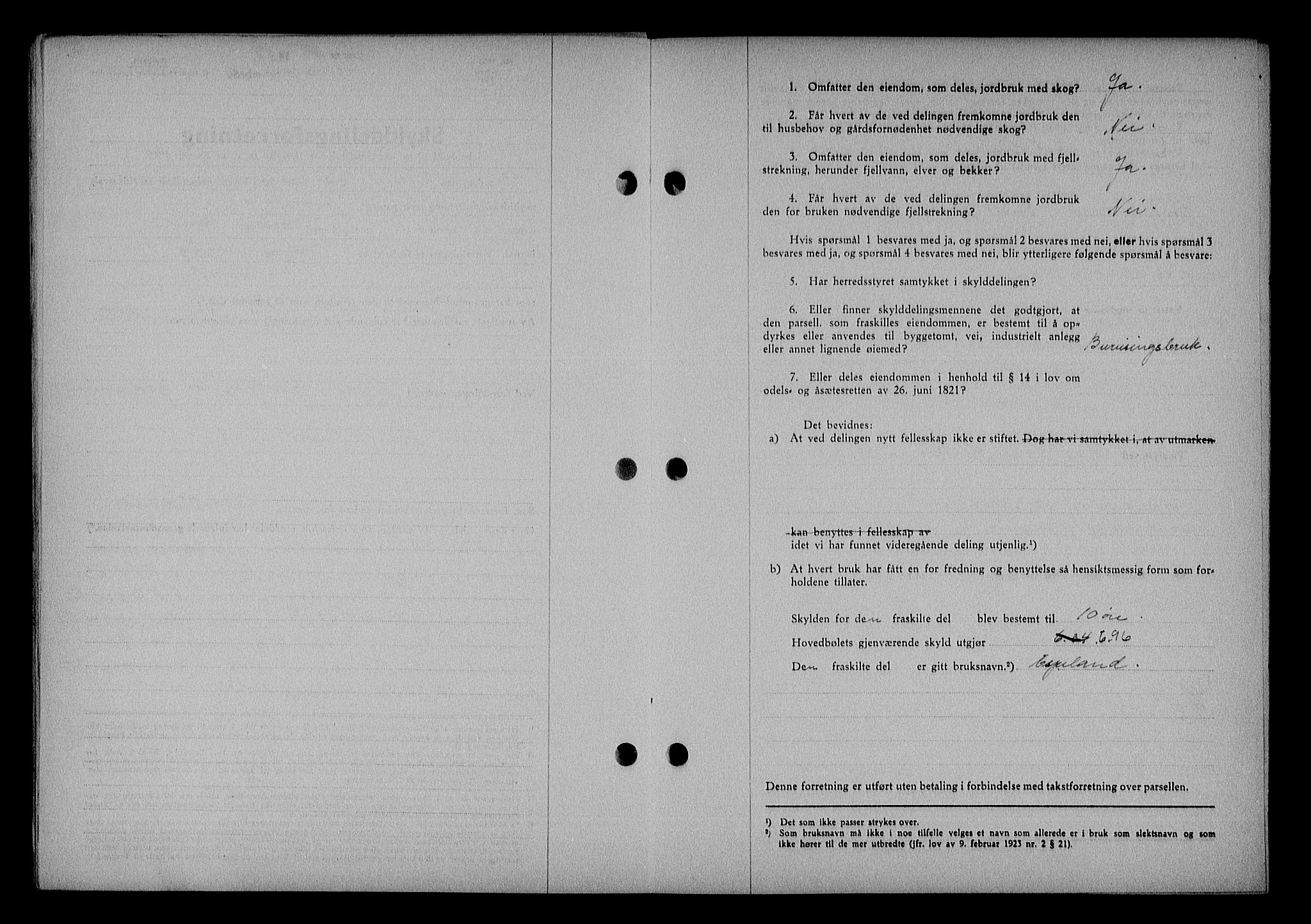 Nedenes sorenskriveri, AV/SAK-1221-0006/G/Gb/Gba/L0043: Mortgage book no. 39, 1936-1937, Diary no: : 45/1937