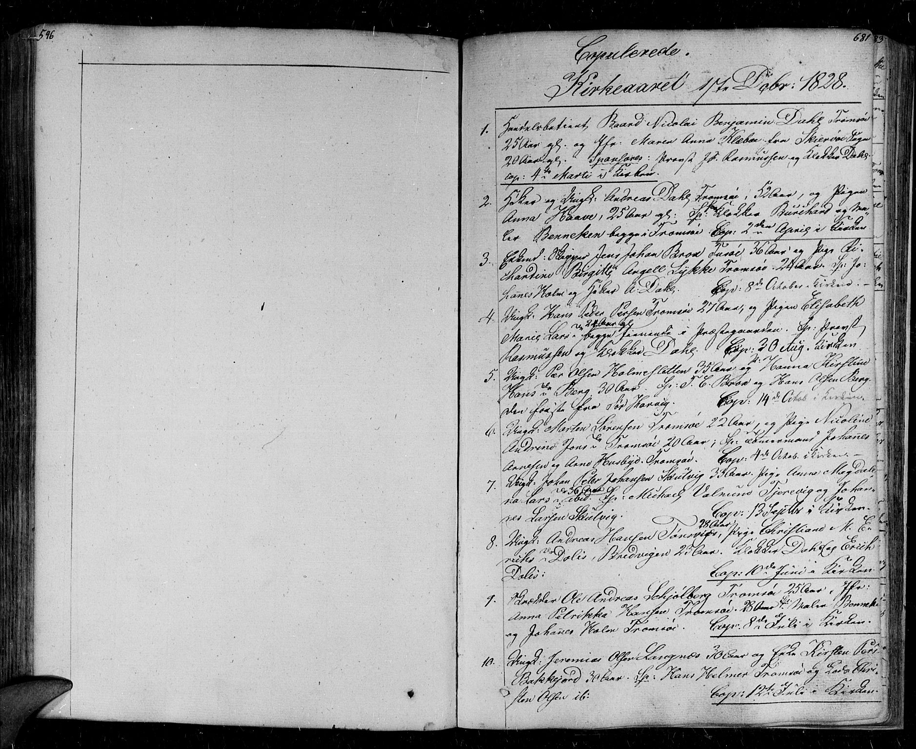 Tromsø sokneprestkontor/stiftsprosti/domprosti, SATØ/S-1343/G/Ga/L0008kirke: Parish register (official) no. 8, 1829-1837, p. 681