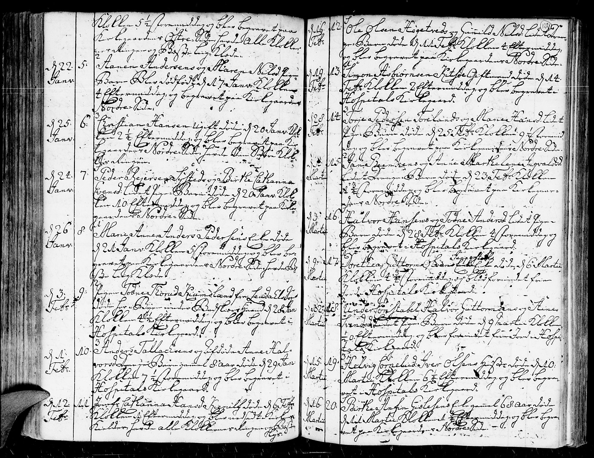 Kristiansand domprosti, AV/SAK-1112-0006/F/Fa/L0004: Parish register (official) no. A 4, 1762-1794, p. 122