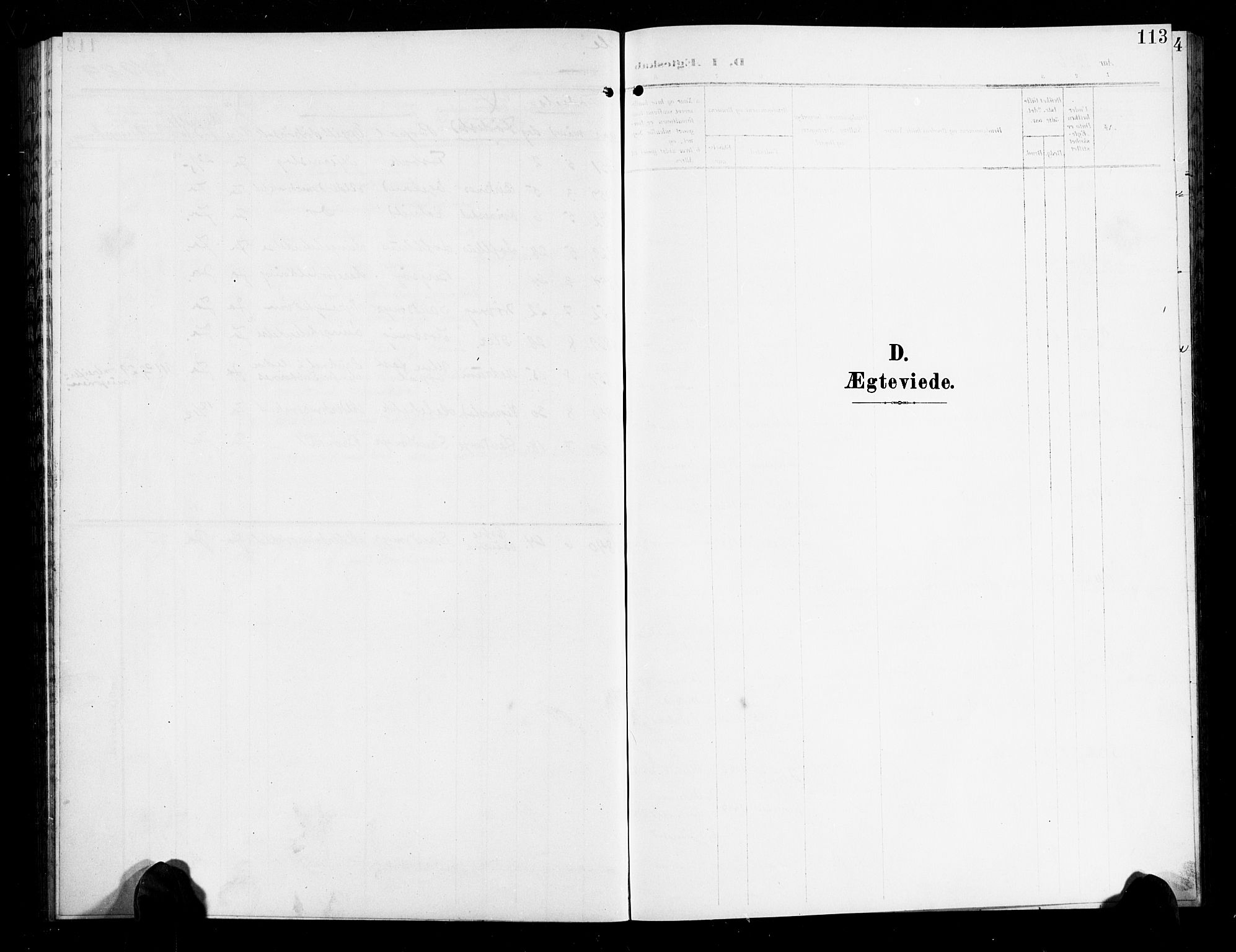 Vestre Moland sokneprestkontor, SAK/1111-0046/F/Fb/Fbb/L0007: Parish register (copy) no. B 7, 1906-1929, p. 113