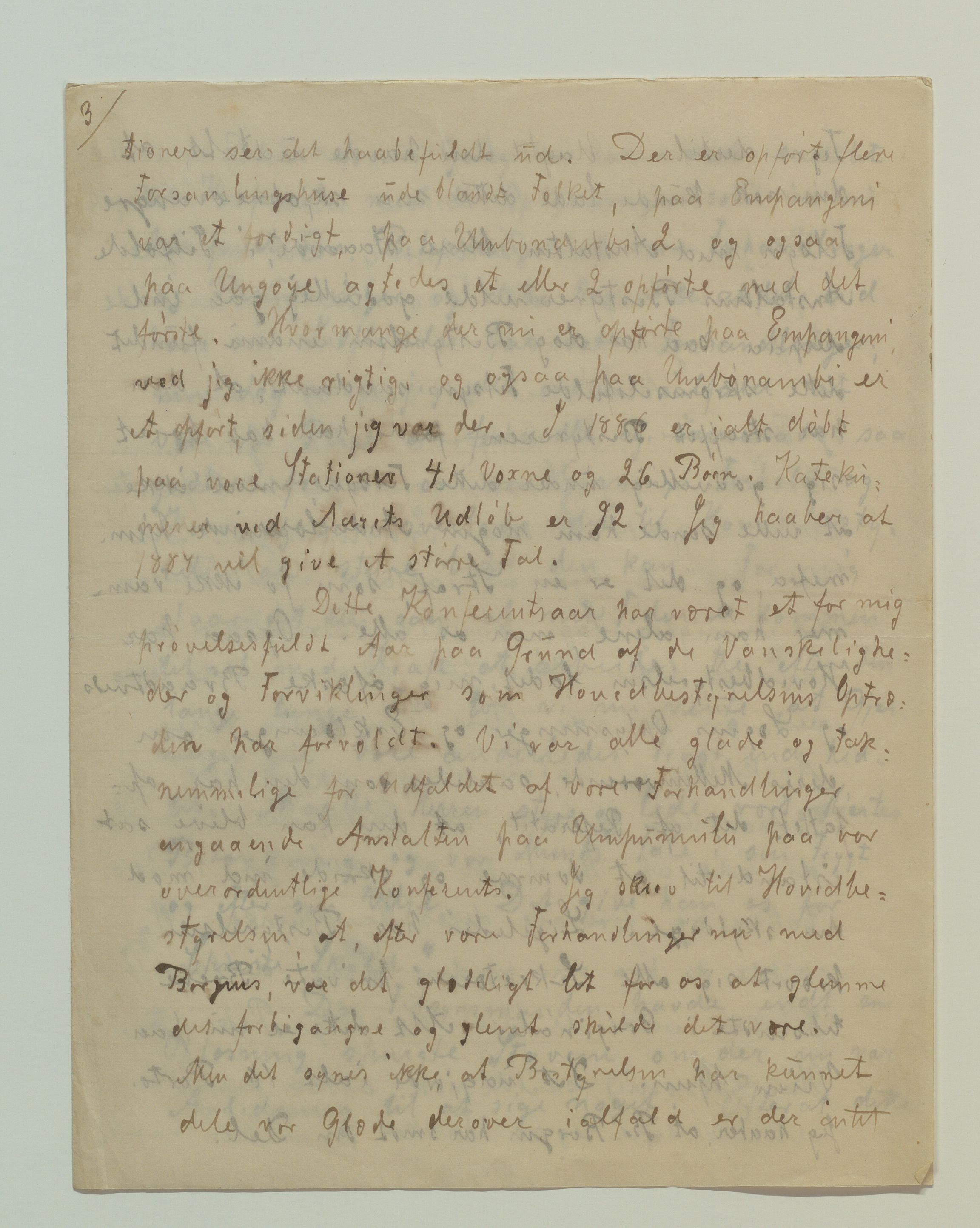 Det Norske Misjonsselskap - hovedadministrasjonen, VID/MA-A-1045/D/Da/Daa/L0037/0005: Konferansereferat og årsberetninger / Konferansereferat fra Sør-Afrika., 1887