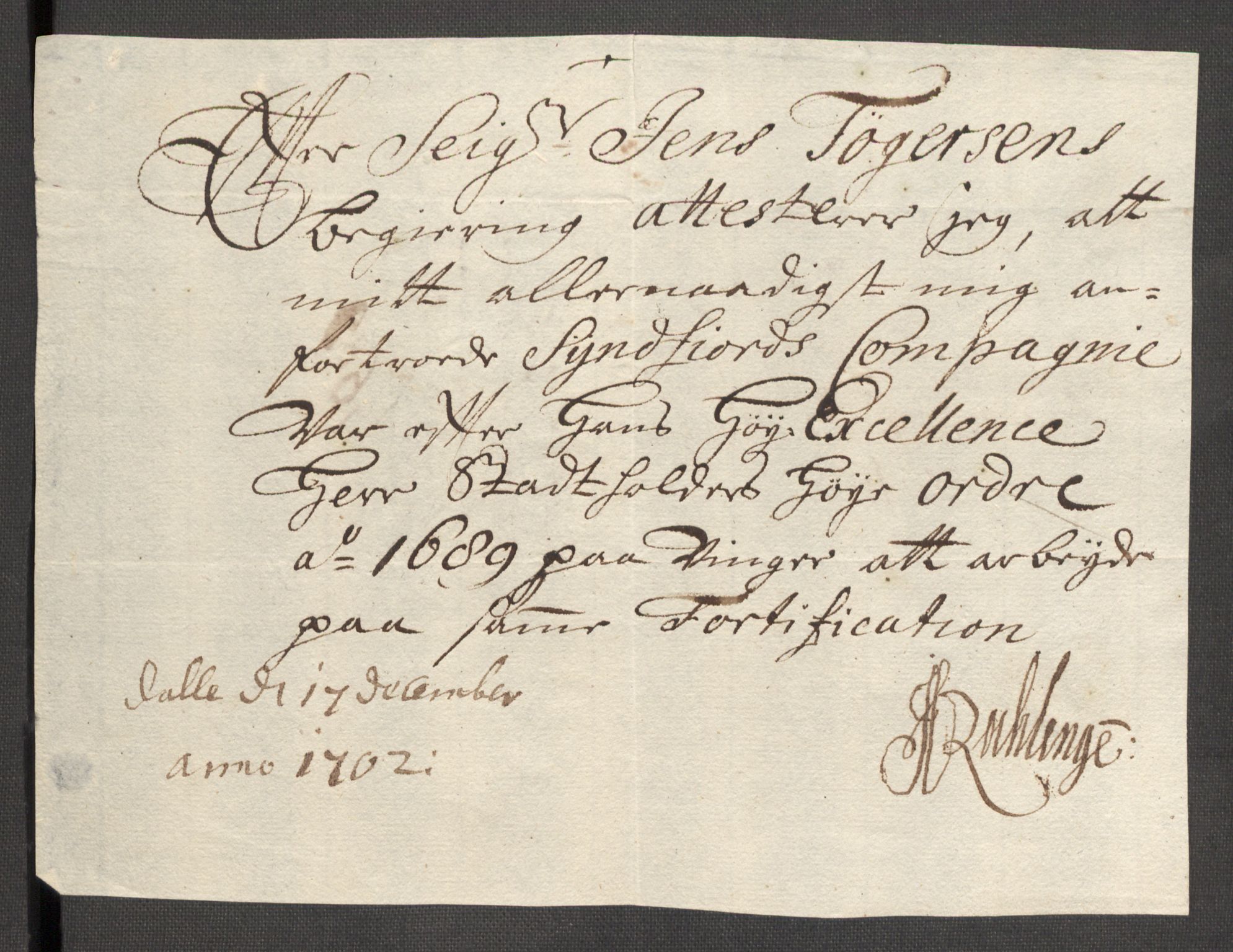 Rentekammeret inntil 1814, Reviderte regnskaper, Fogderegnskap, AV/RA-EA-4092/R53/L3424: Fogderegnskap Sunn- og Nordfjord, 1699, p. 567