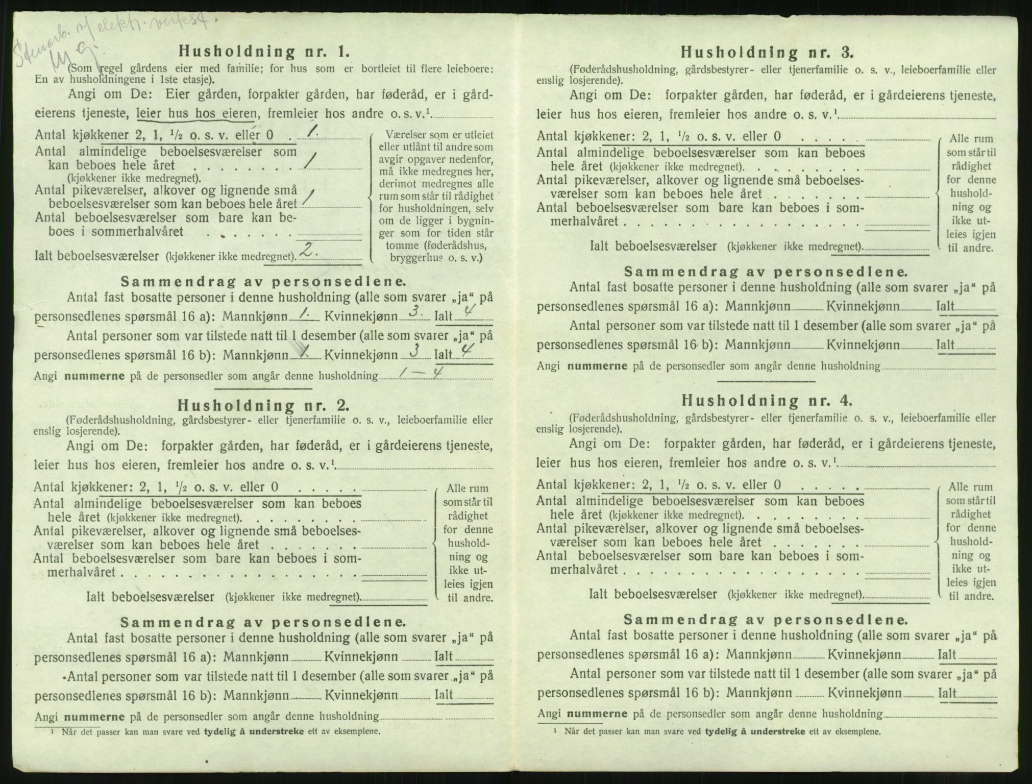 SAST, 1920 census for Gjesdal, 1920, p. 685