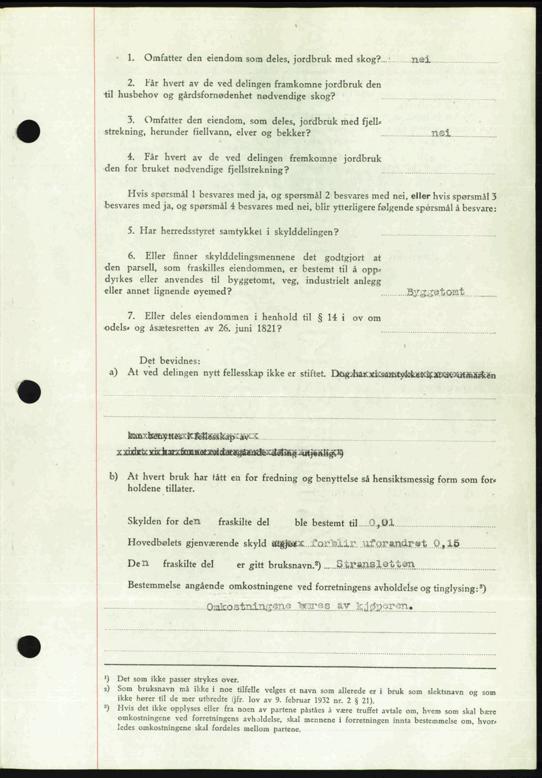 Romsdal sorenskriveri, AV/SAT-A-4149/1/2/2C: Mortgage book no. A22, 1947-1947, Diary no: : 453/1947