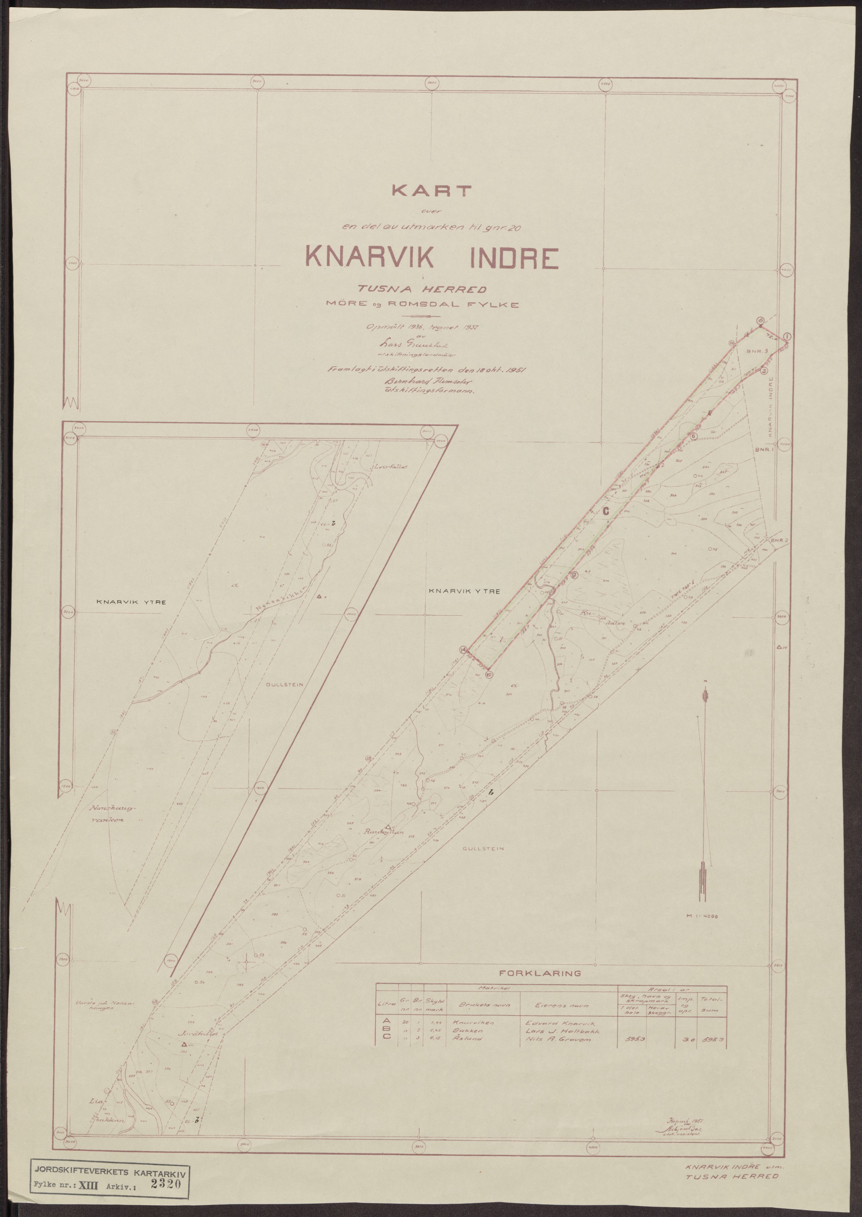 Jordskifteverkets kartarkiv, AV/RA-S-3929/T, 1859-1988, p. 2878