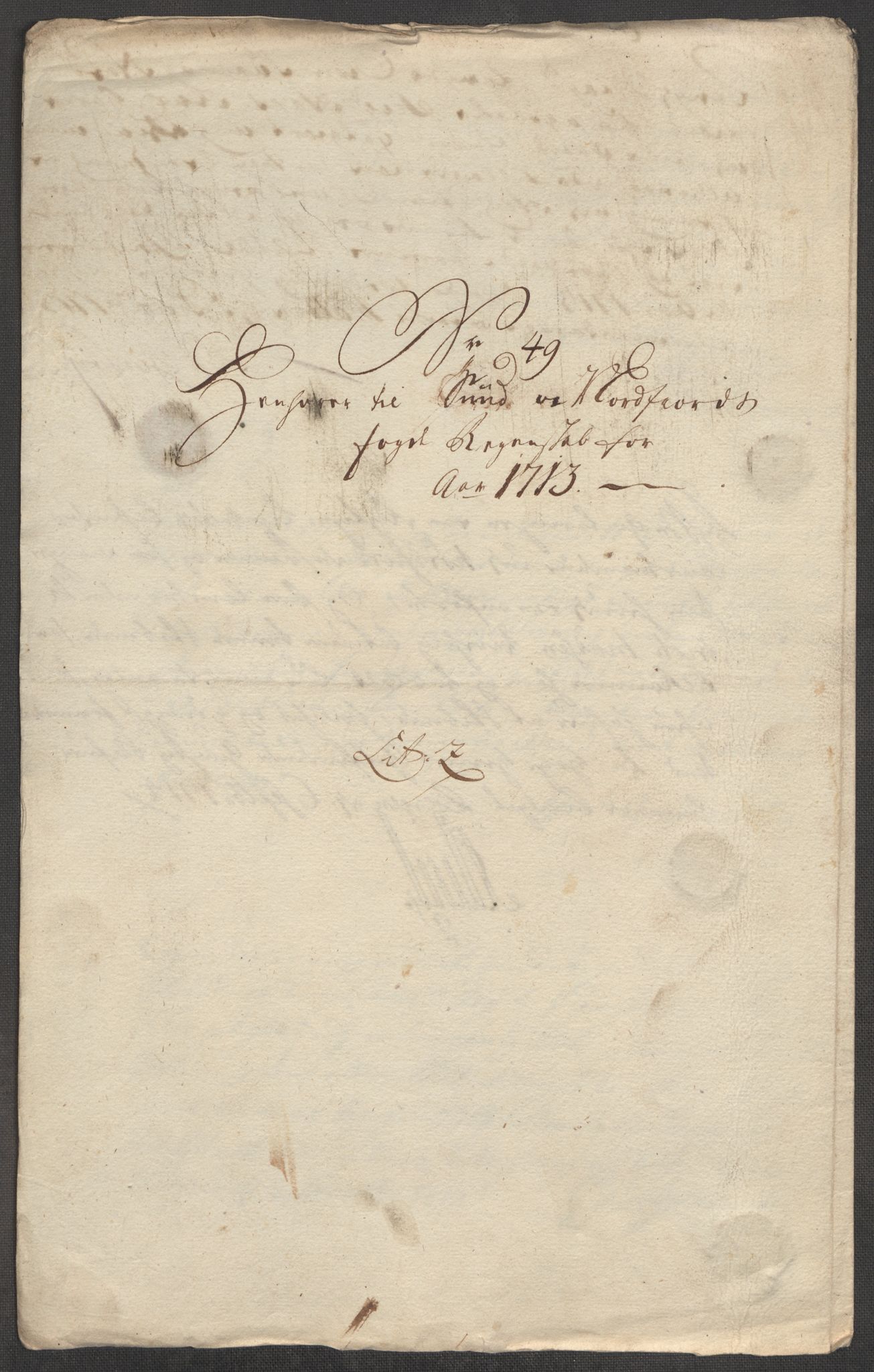 Rentekammeret inntil 1814, Reviderte regnskaper, Fogderegnskap, AV/RA-EA-4092/R53/L3437: Fogderegnskap Sunn- og Nordfjord, 1713, p. 379