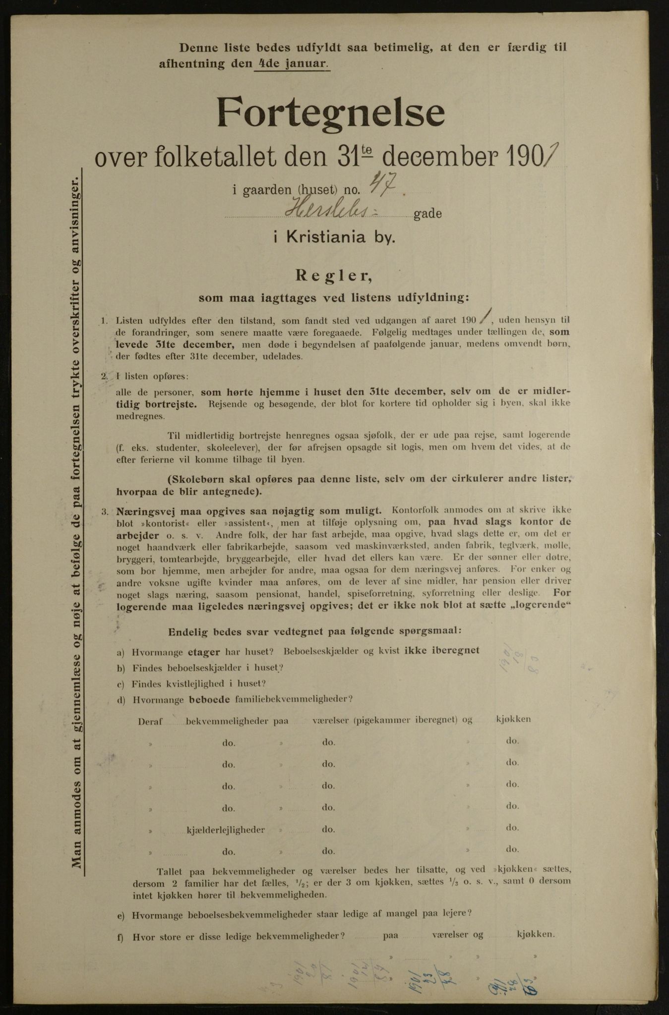 OBA, Municipal Census 1901 for Kristiania, 1901, p. 6286