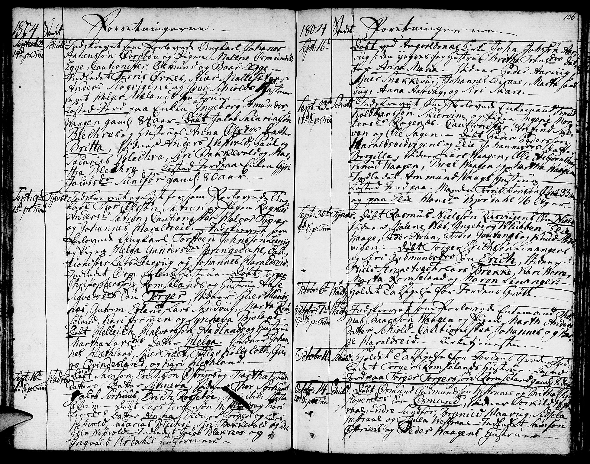 Skjold sokneprestkontor, AV/SAST-A-101847/H/Ha/Haa/L0002: Parish register (official) no. A 2, 1786-1815, p. 106