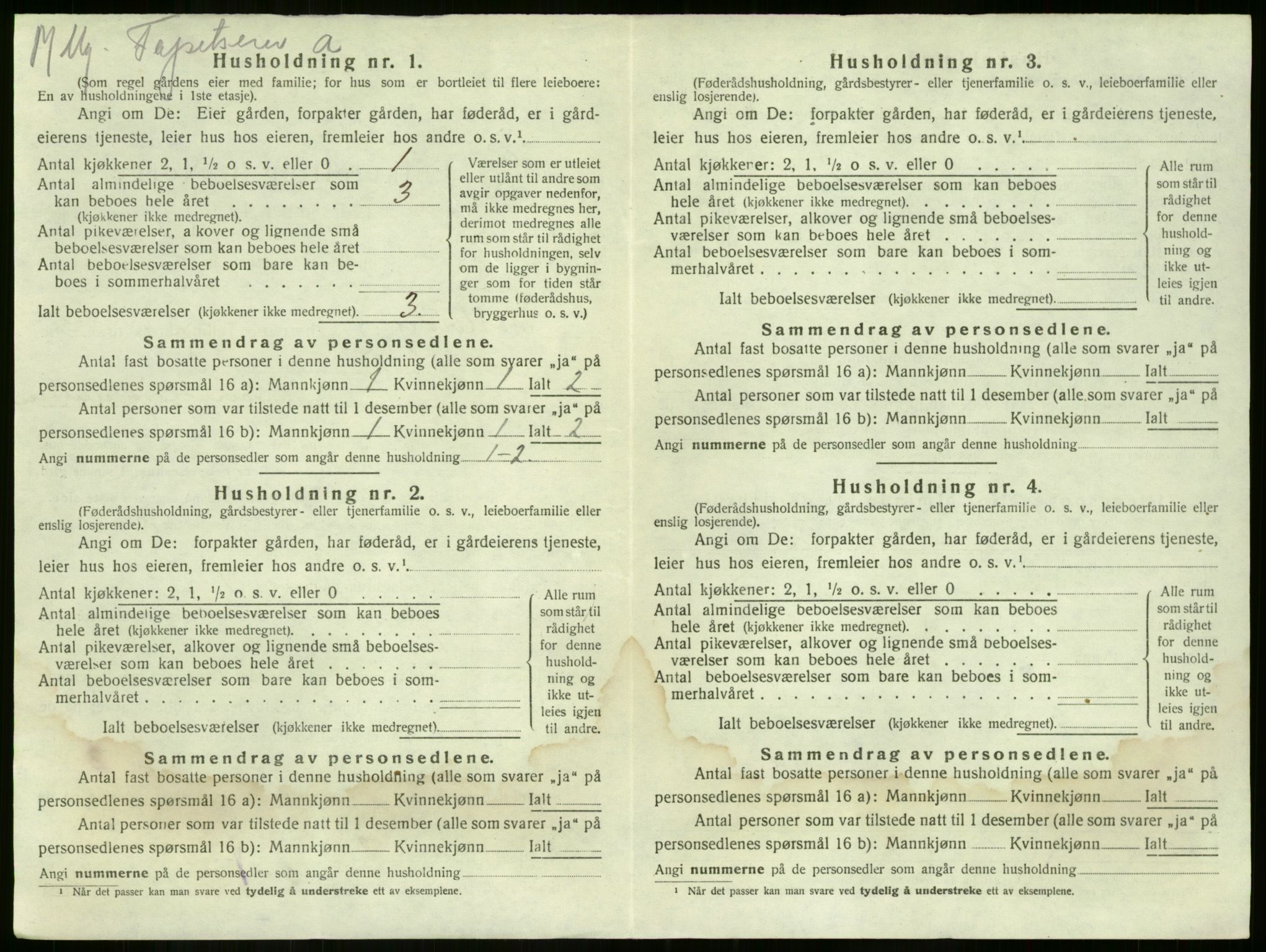 SAKO, 1920 census for Nøtterøy, 1920, p. 495