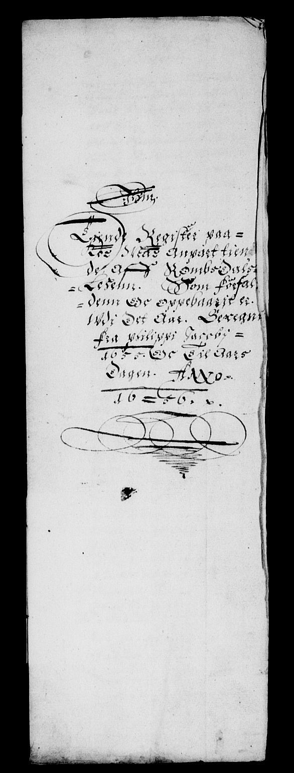 Rentekammeret inntil 1814, Reviderte regnskaper, Lensregnskaper, RA/EA-5023/R/Rb/Rbw/L0121: Trondheim len, 1655-1656