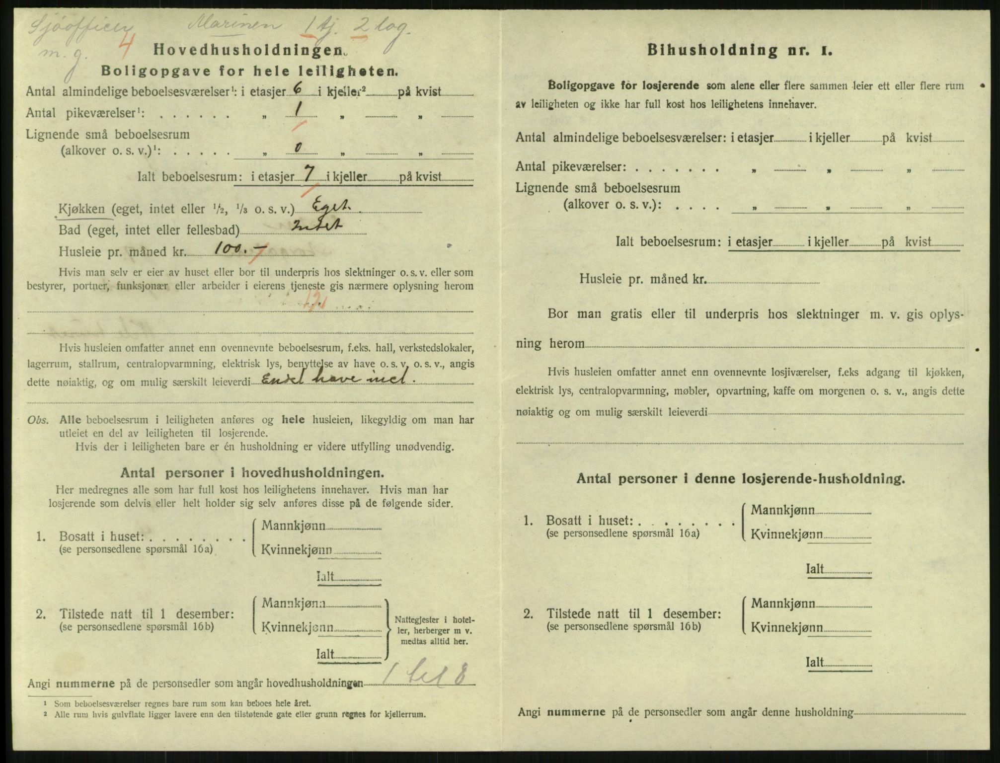 SAKO, 1920 census for Horten, 1920, p. 4958