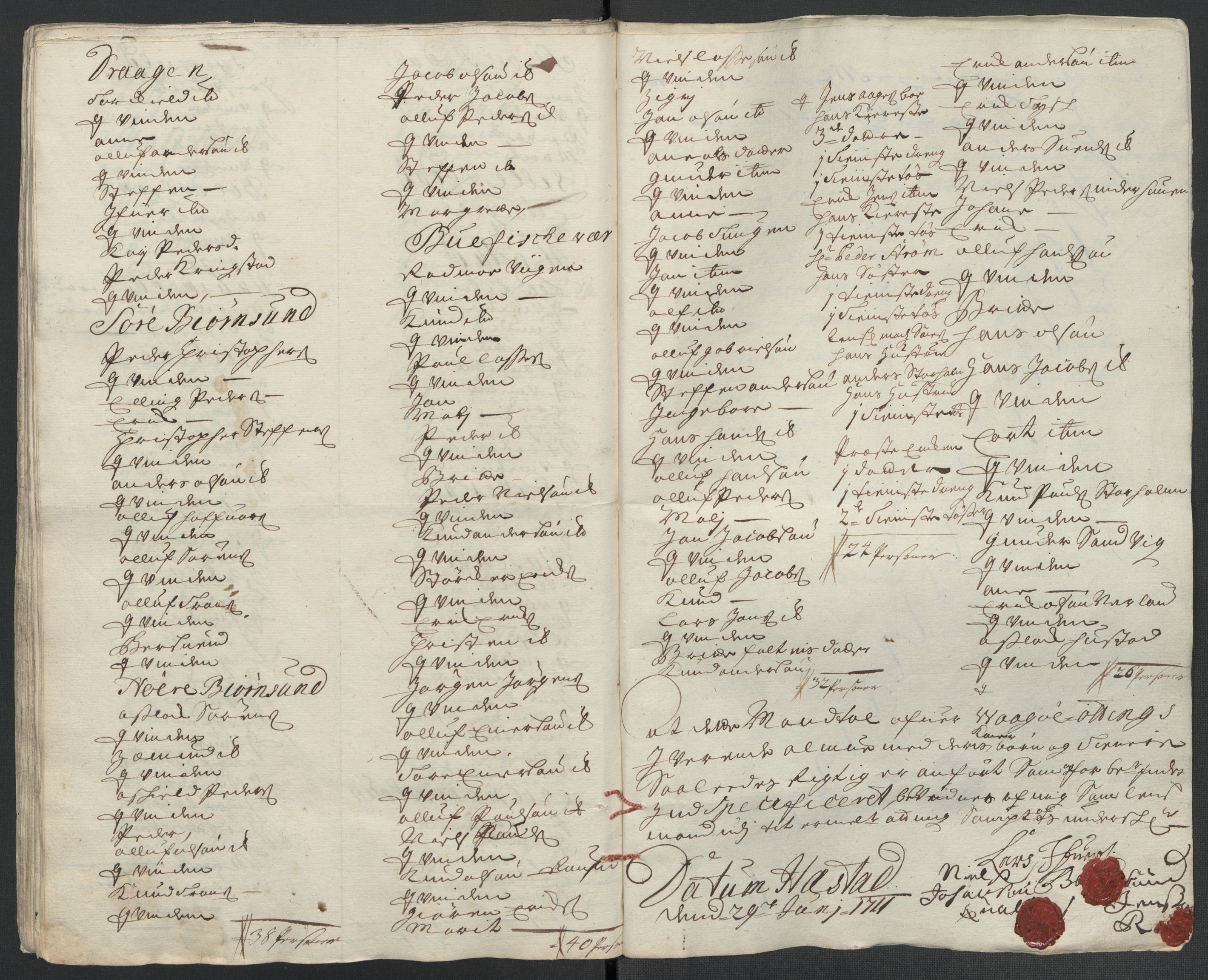 Rentekammeret inntil 1814, Reviderte regnskaper, Fogderegnskap, AV/RA-EA-4092/R55/L3660: Fogderegnskap Romsdal, 1711, p. 211