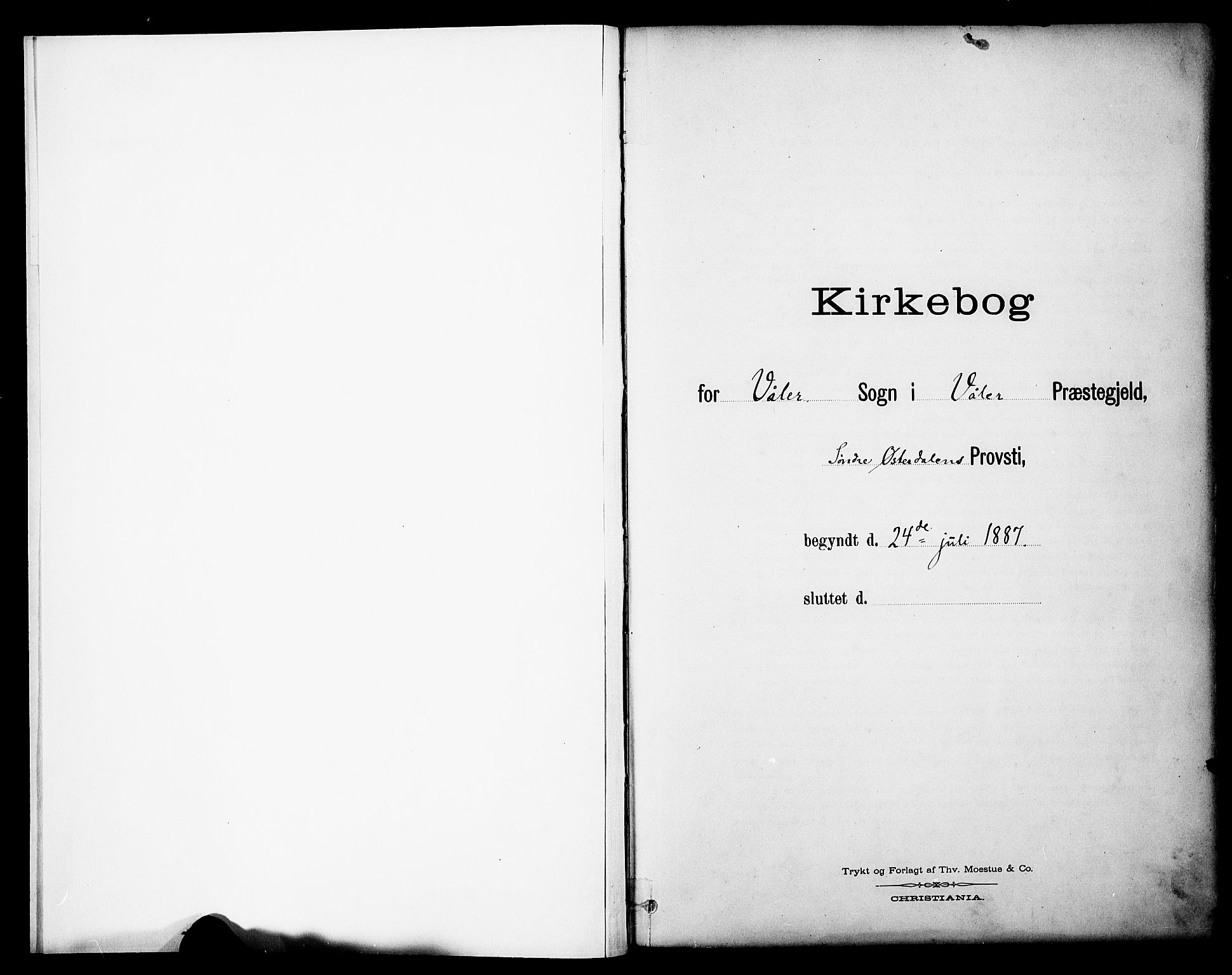 Våler prestekontor, Hedmark, SAH/PREST-040/H/Ha/Haa/L0005: Parish register (official) no. 5, 1887-1905