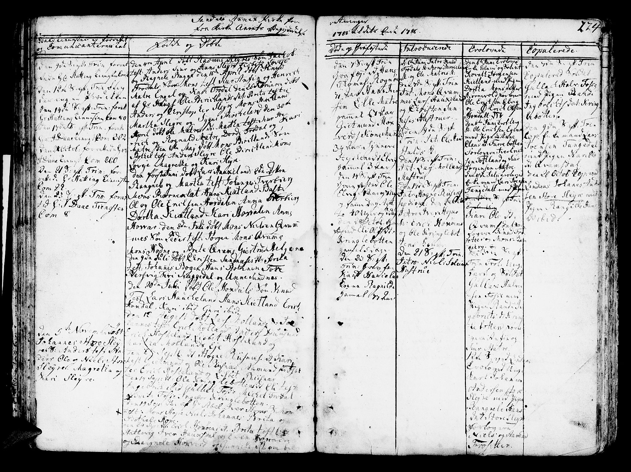 Lindås Sokneprestembete, AV/SAB-A-76701/H/Haa/Haaa/L0004: Parish register (official) no. A 4, 1764-1791, p. 224