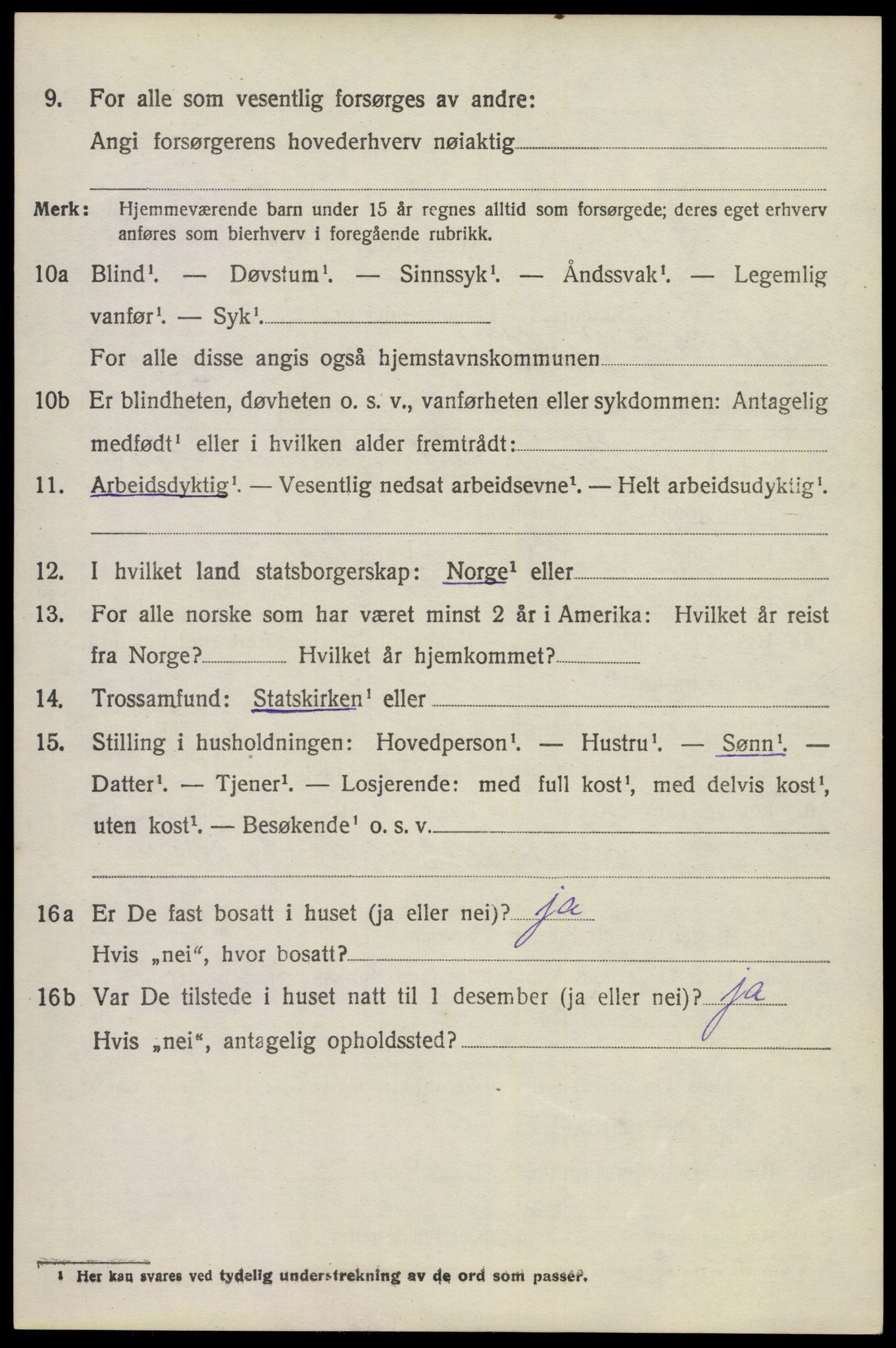 SAKO, 1920 census for Lardal, 1920, p. 2136