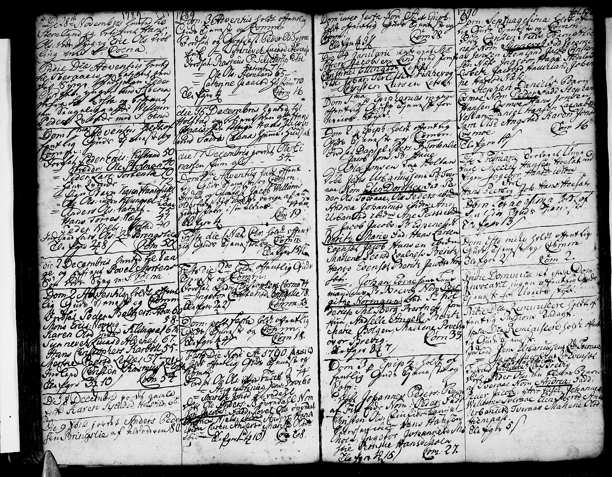 Ministerialprotokoller, klokkerbøker og fødselsregistre - Nordland, SAT/A-1459/852/L0735: Parish register (official) no. 852A05, 1762-1820, p. 132